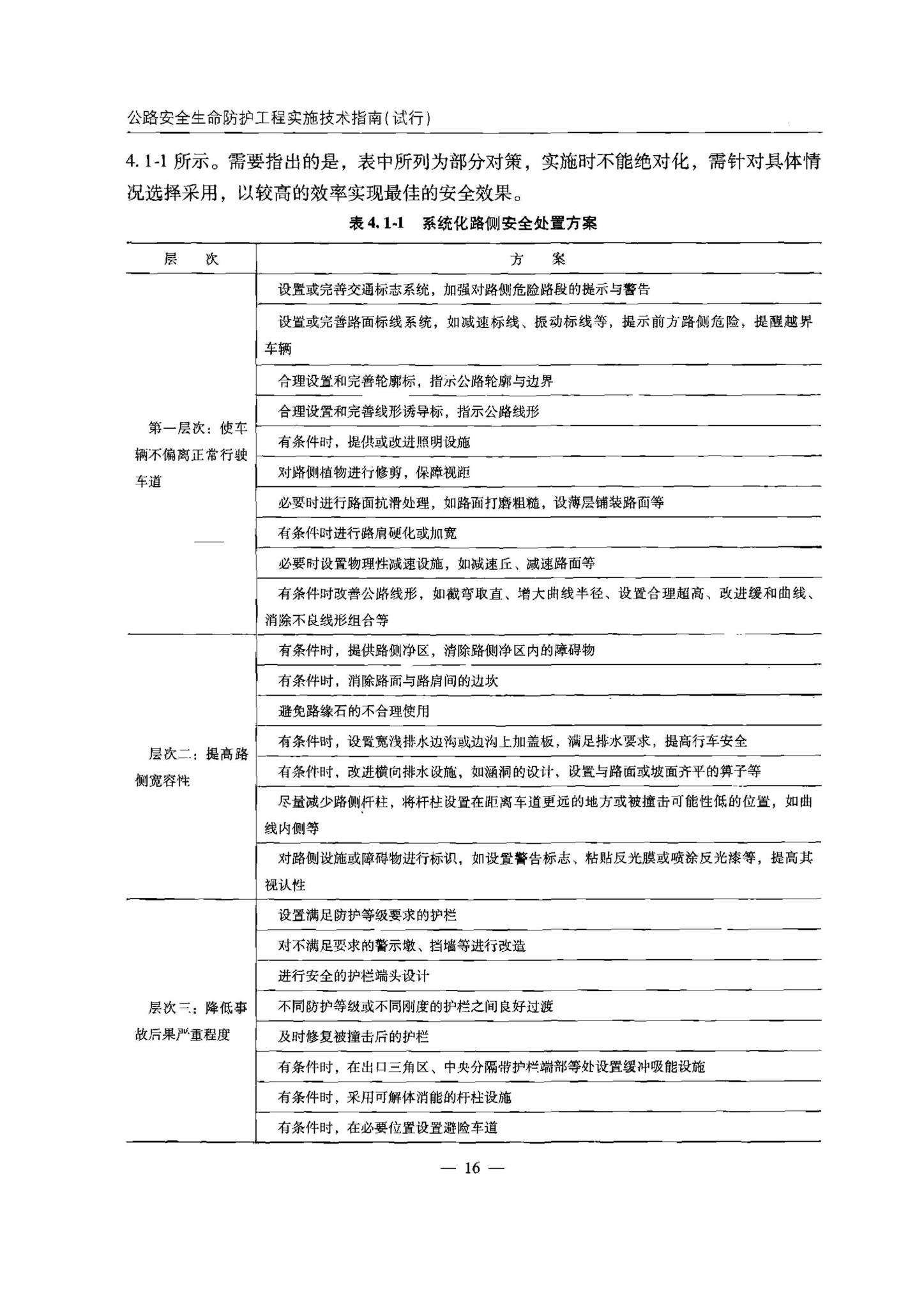 交办公路[2015]26号--公路安全生命防护工程实施技术指南