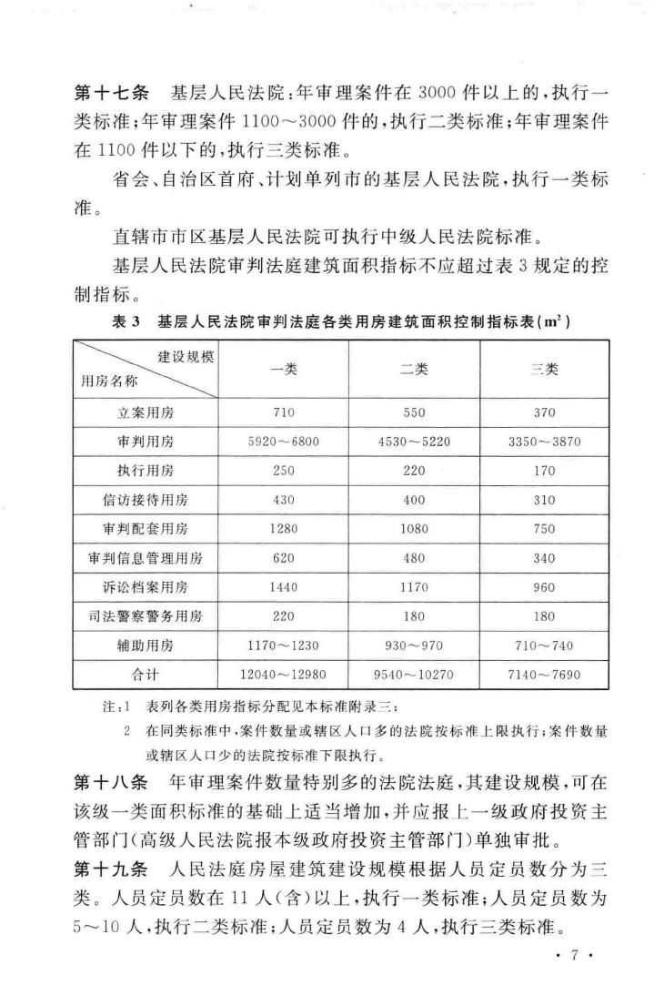 建标138-2010--人民法院法庭建设标准