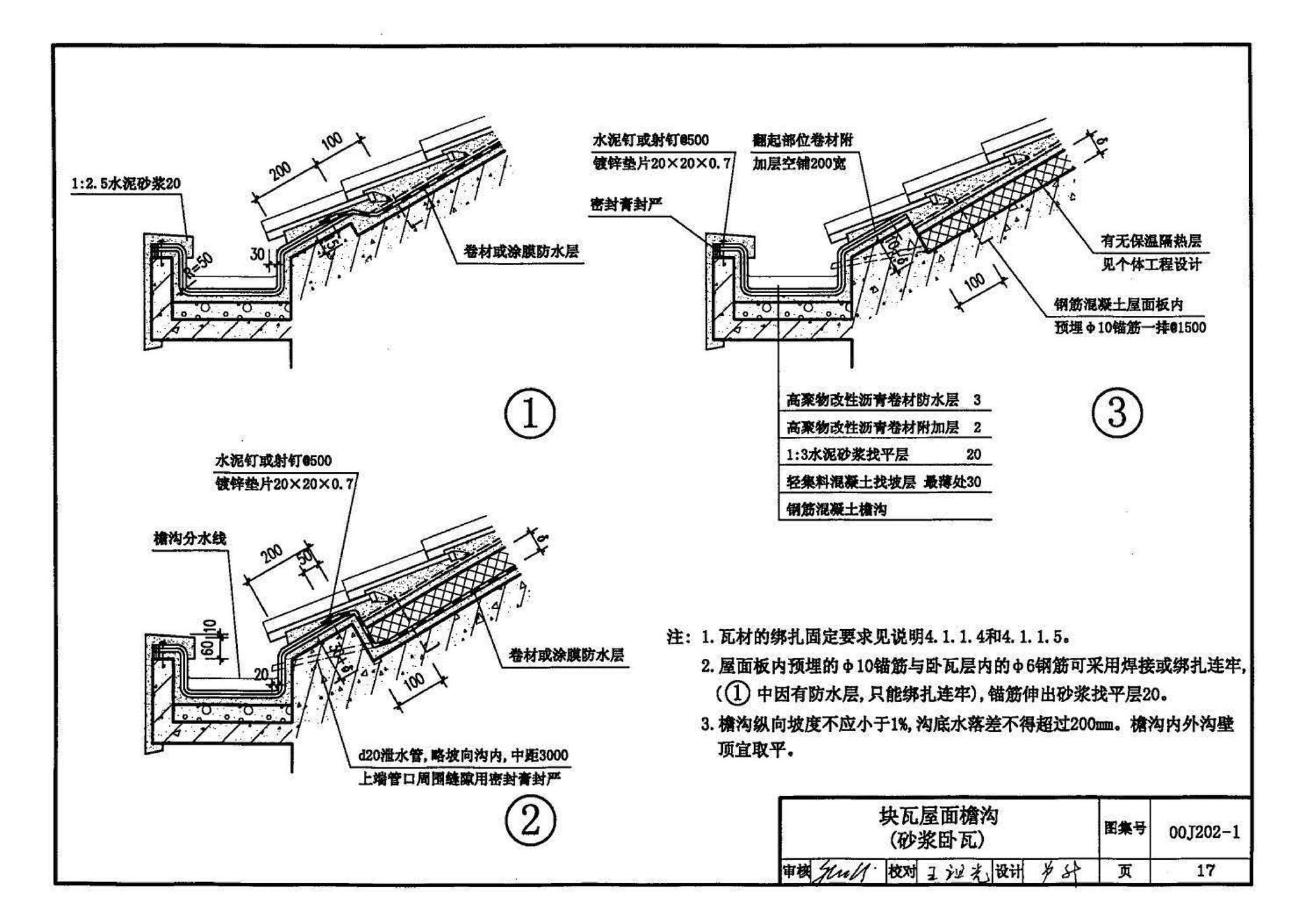 00J202-1、00(03)J202-1--坡屋面建筑构造（一）（含2003年局部修改版）