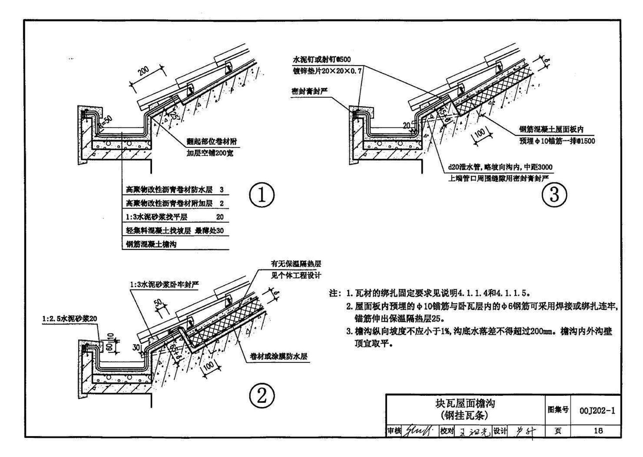 00J202-1、00(03)J202-1--坡屋面建筑构造（一）（含2003年局部修改版）