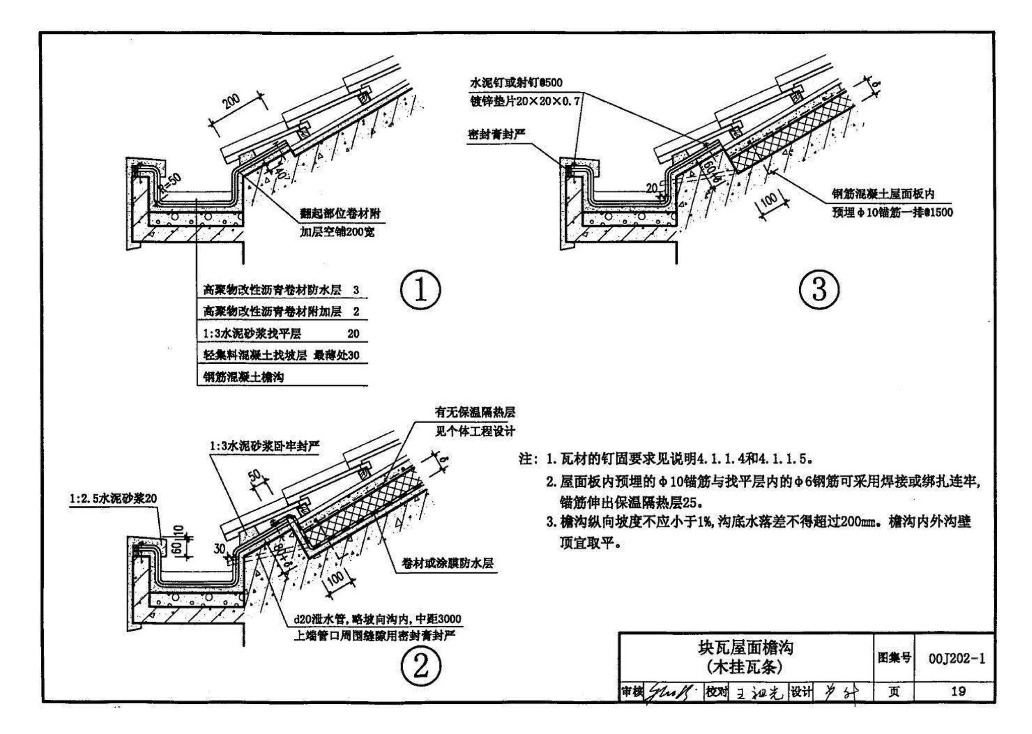 00J202-1、00(03)J202-1--坡屋面建筑构造（一）（含2003年局部修改版）