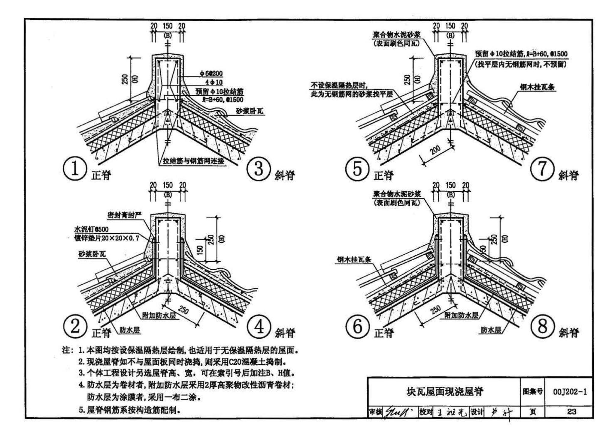 00J202-1、00(03)J202-1--坡屋面建筑构造（一）（含2003年局部修改版）