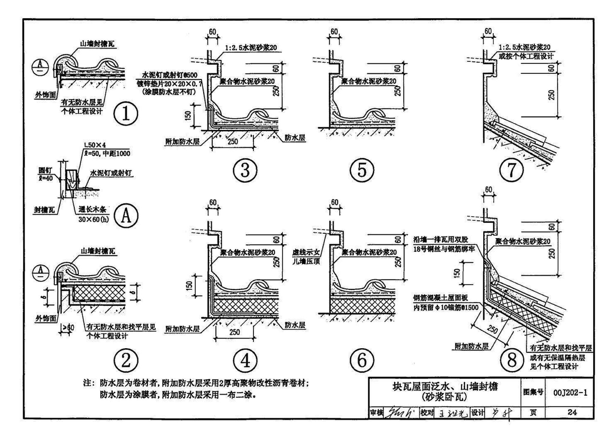 00J202-1、00(03)J202-1--坡屋面建筑构造（一）（含2003年局部修改版）