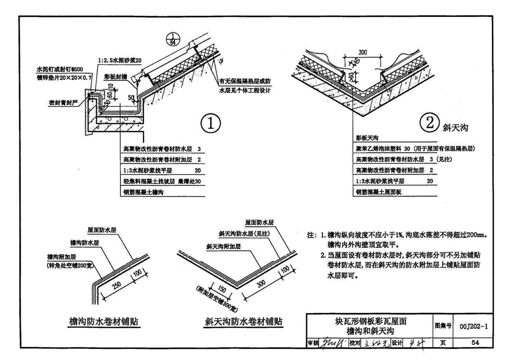 00J202-1、00(03)J202-1--坡屋面建筑构造（一）（含2003年局部修改版）