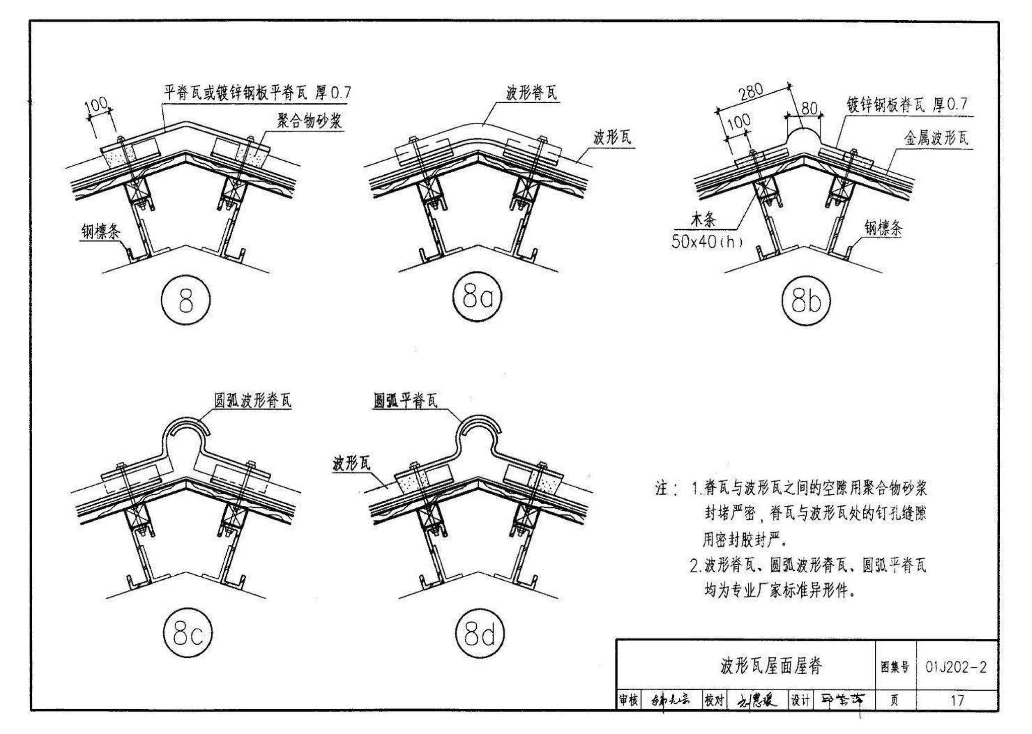 01J202-2--坡屋面建筑构造（有檩体系）