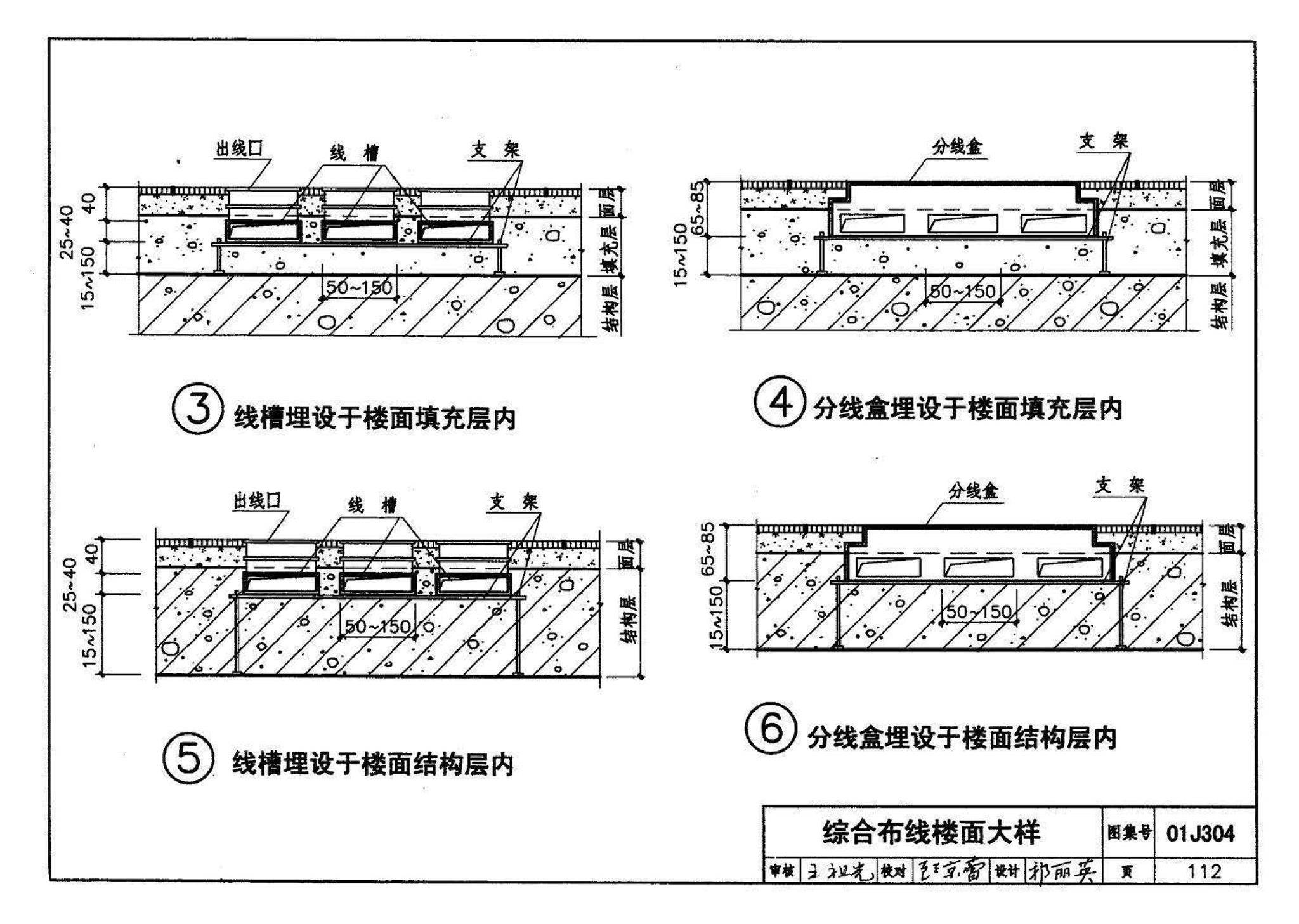 01J304、01(03)J304--楼地面建筑构造(含2003年局部修改版)