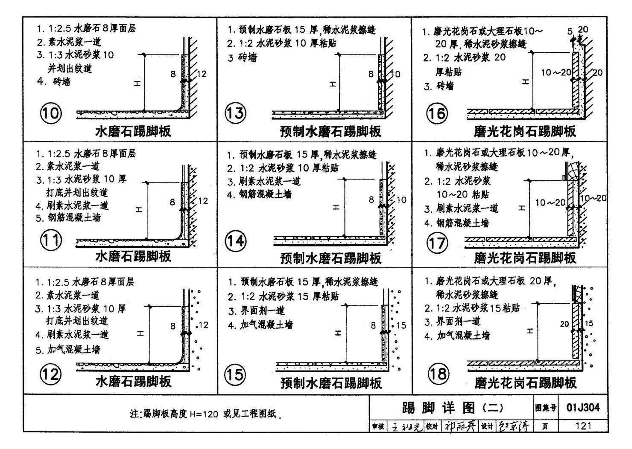 01J304、01(03)J304--楼地面建筑构造(含2003年局部修改版)