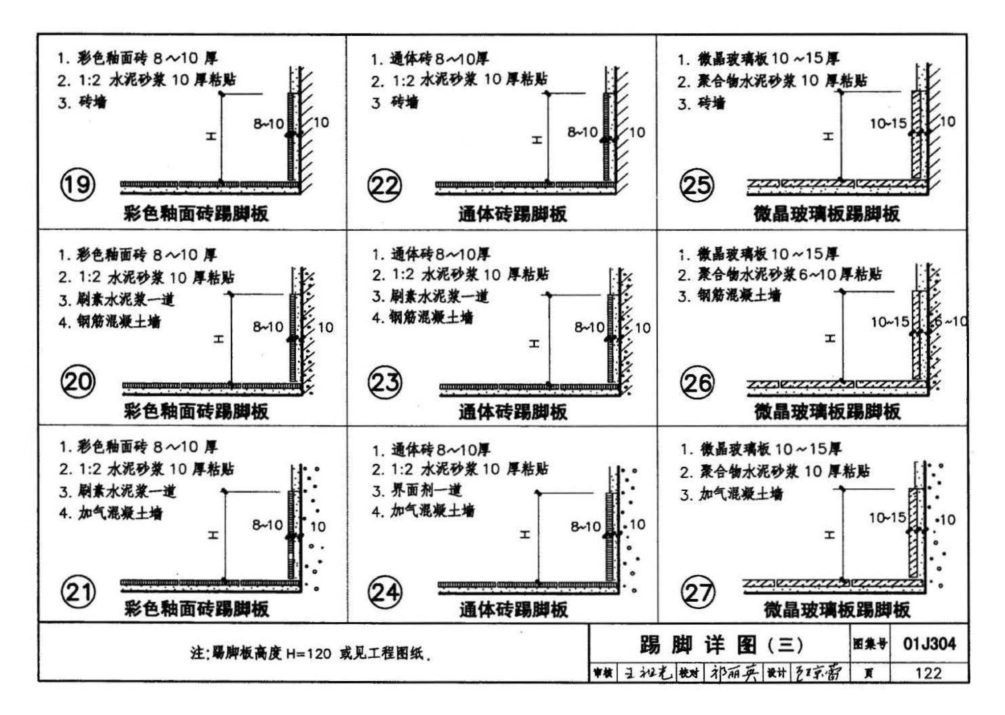 01J304、01(03)J304--楼地面建筑构造(含2003年局部修改版)