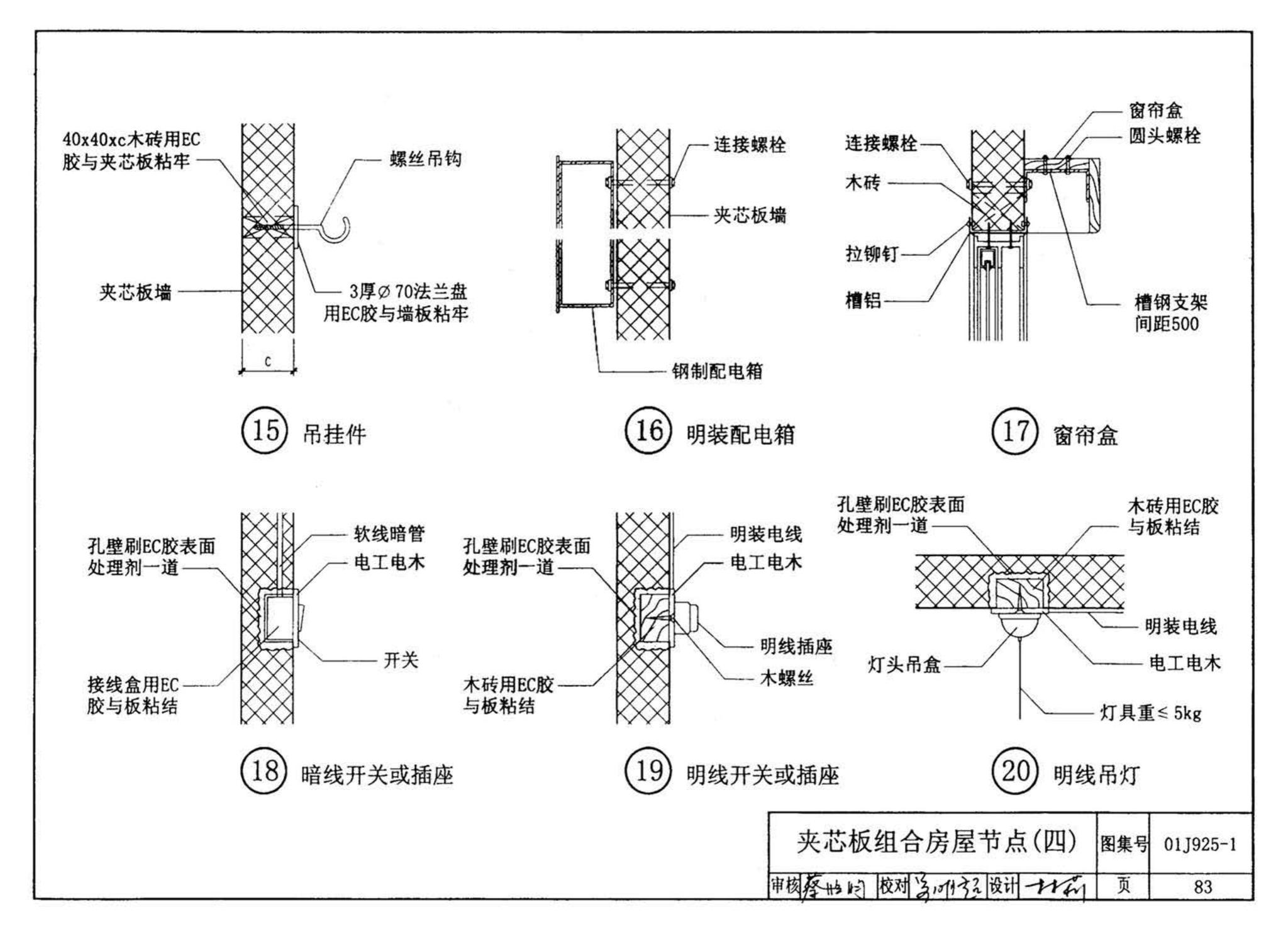 01J925-1--压型钢板、夹芯板屋面及墙体建筑构造