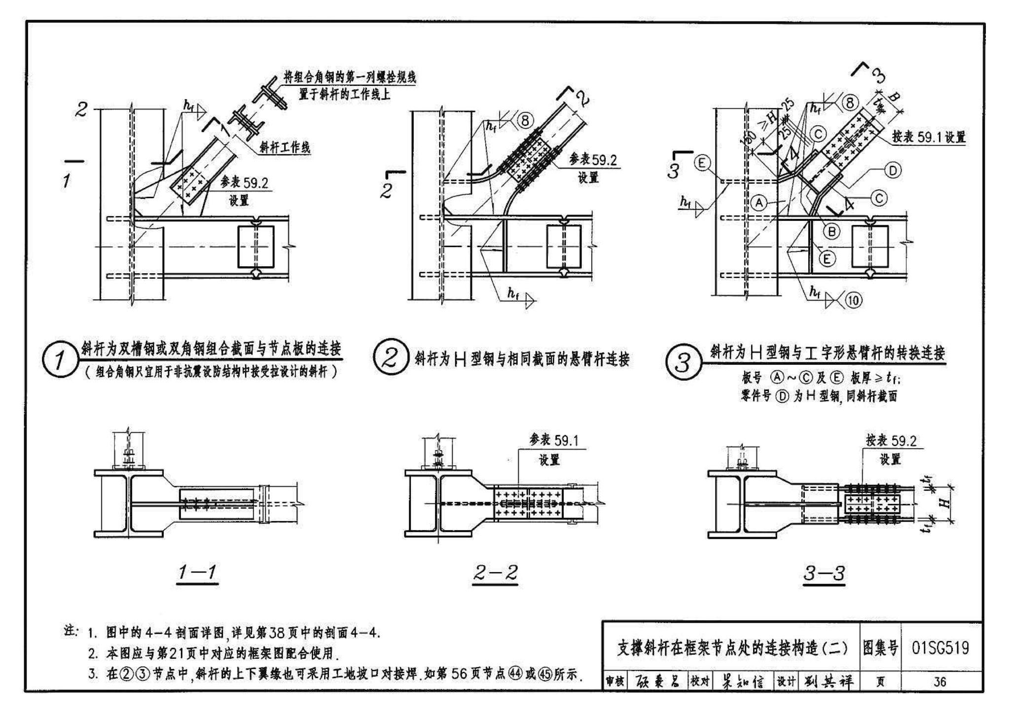 01SG519、01(04)SG519--多、高层民用建筑钢结构节点构造详图（含2004年局部修改版）