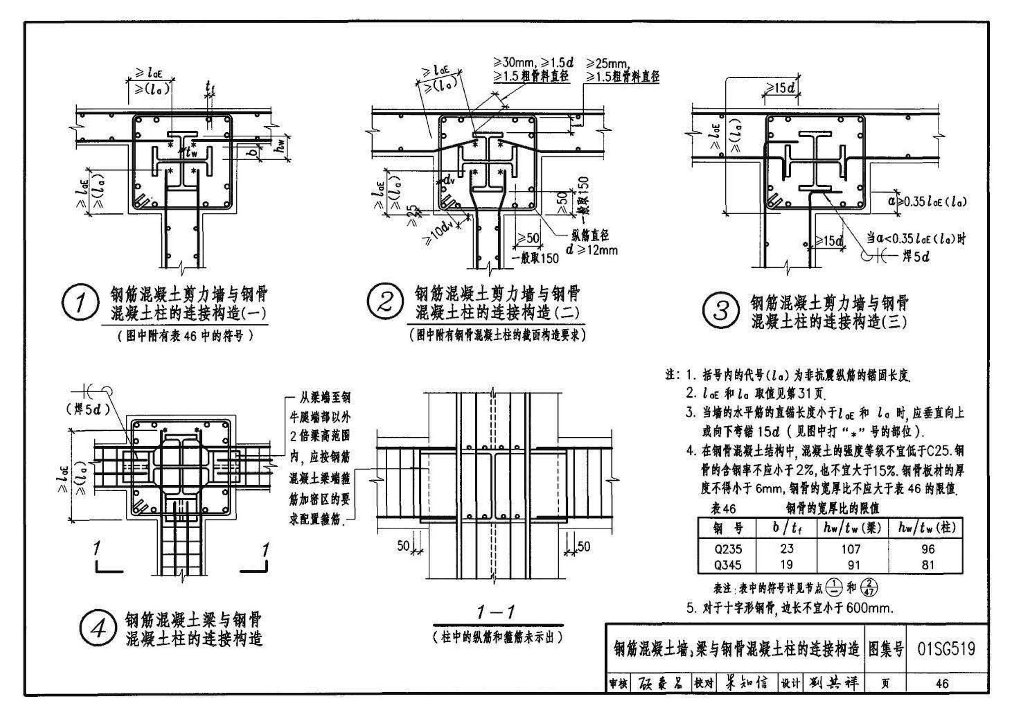 01SG519、01(04)SG519--多、高层民用建筑钢结构节点构造详图（含2004年局部修改版）