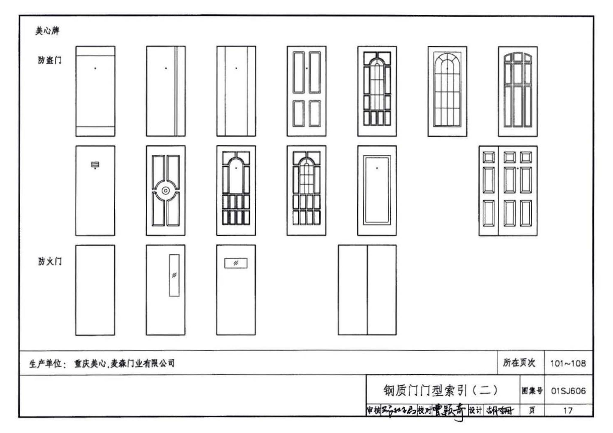 01SJ606--住宅门