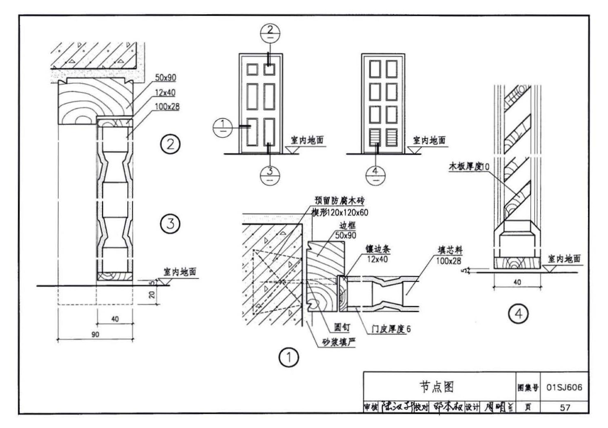 01SJ606--住宅门