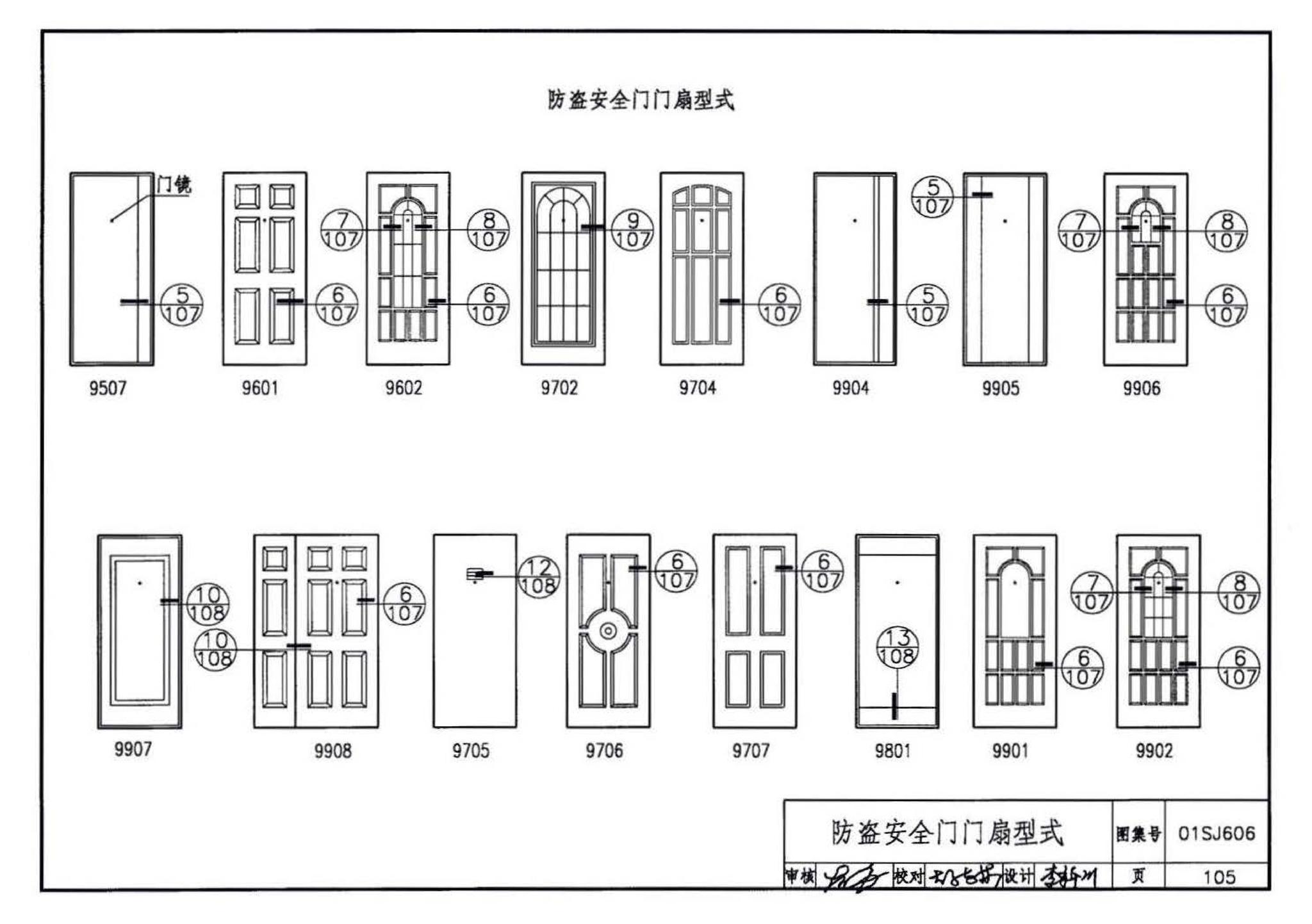 01SJ606--住宅门