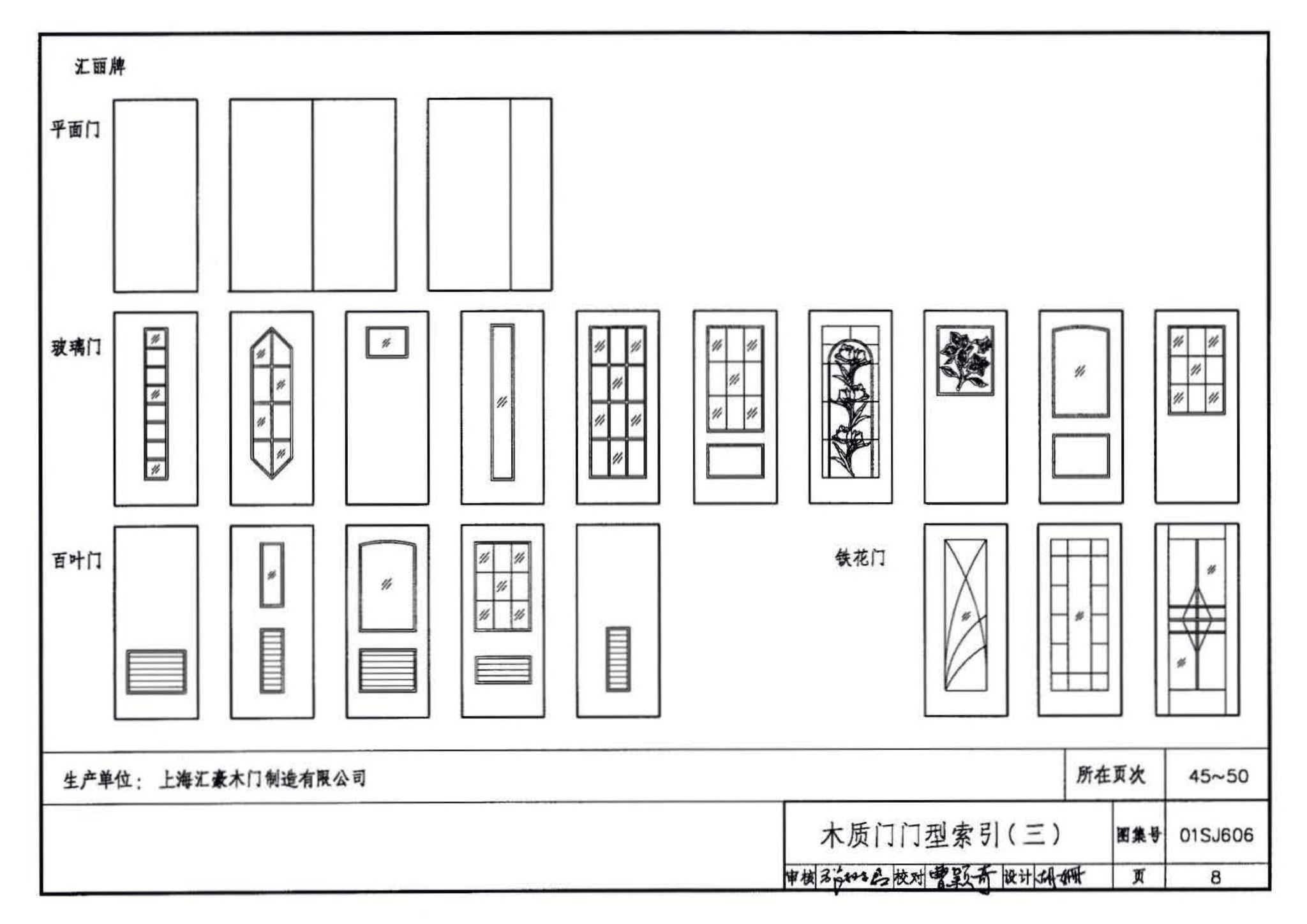 01SJ606--住宅门