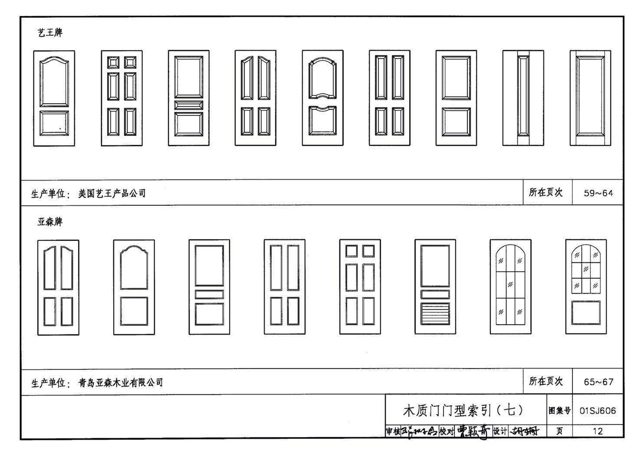 01SJ606--住宅门