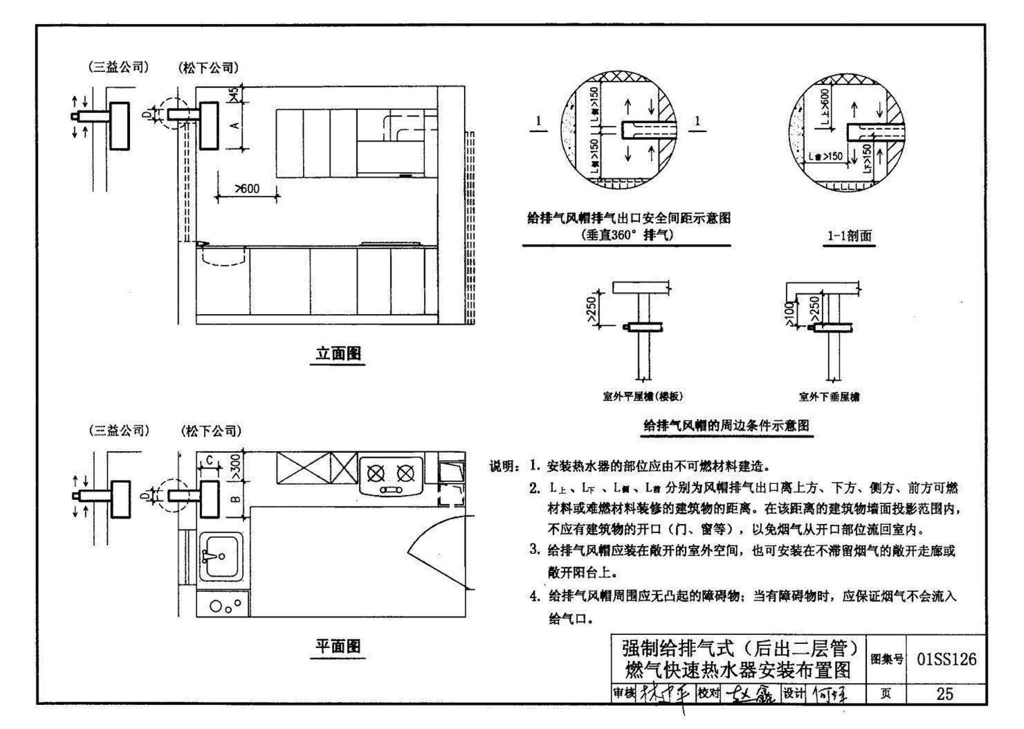 01SS126--住宅用热水器选用及安装