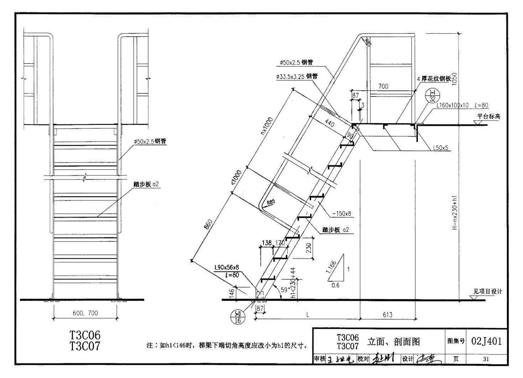 02J401、02(03)J401--钢梯（含2003年局部修改版）