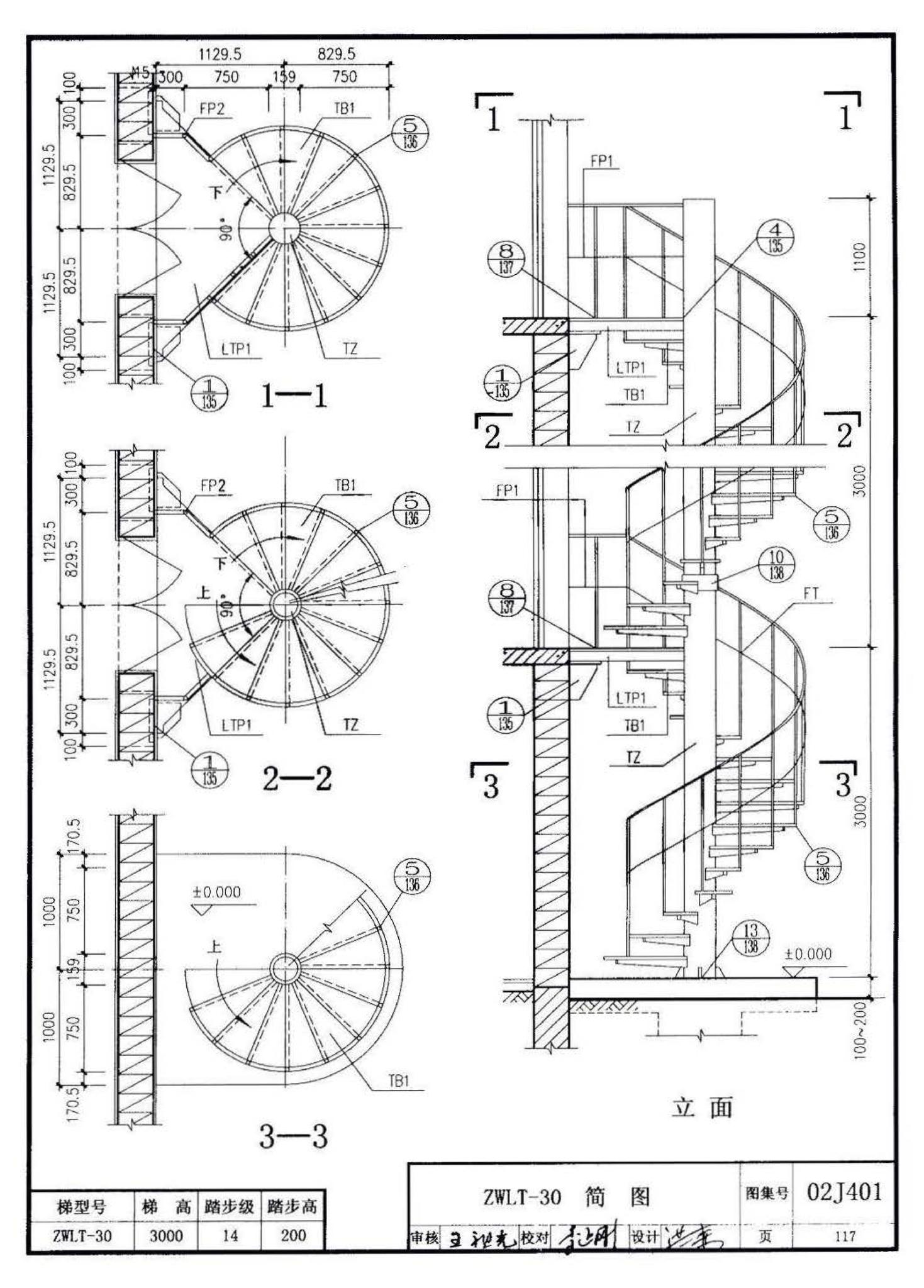 02J401、02(03)J401--钢梯（含2003年局部修改版）