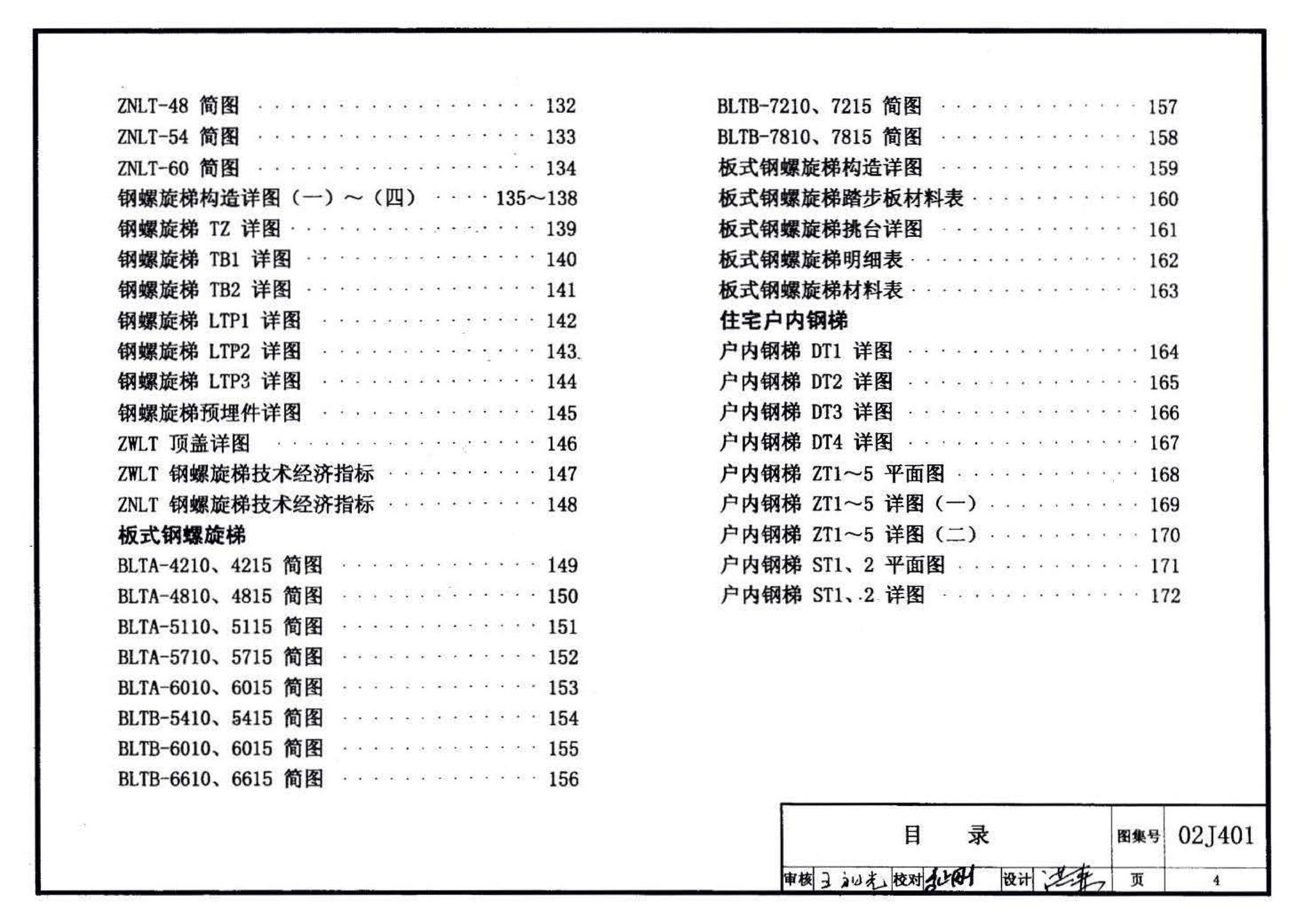 02J401、02(03)J401--钢梯（含2003年局部修改版）