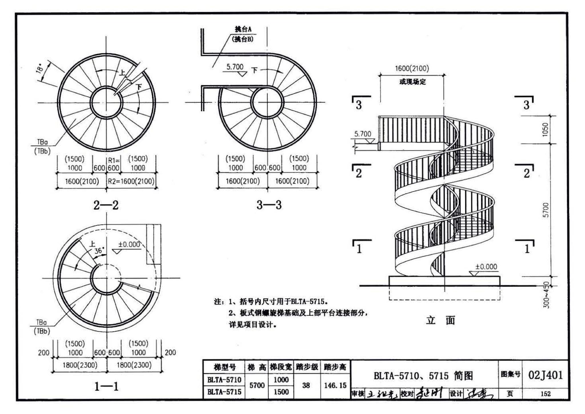 02J401、02(03)J401--钢梯（含2003年局部修改版）