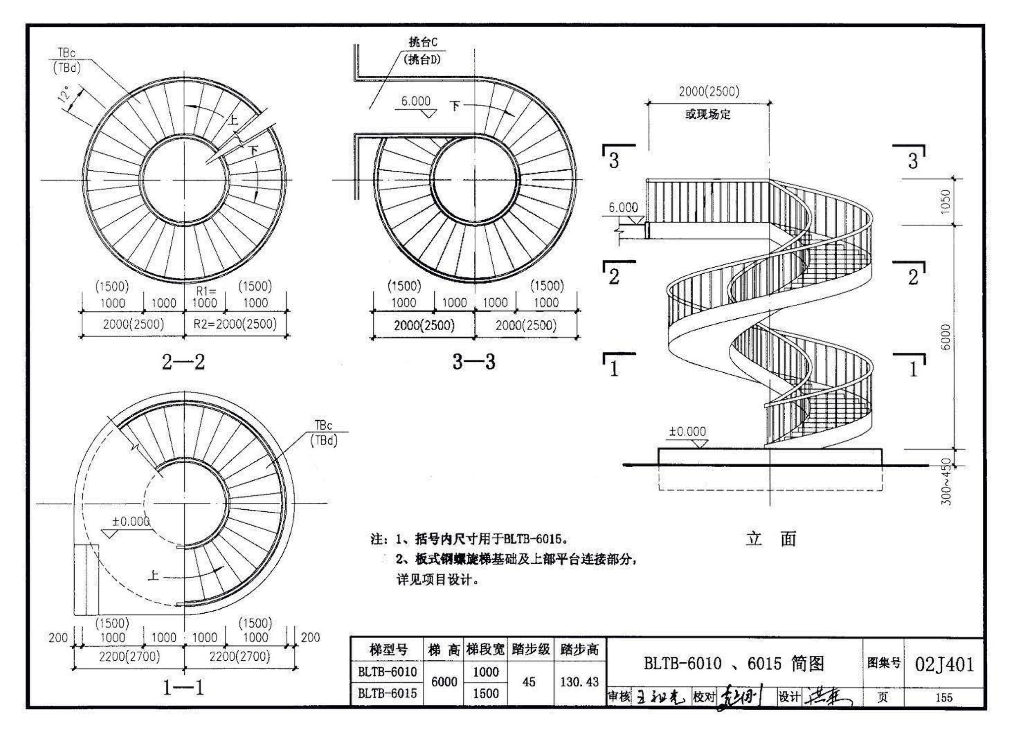 02J401、02(03)J401--钢梯（含2003年局部修改版）