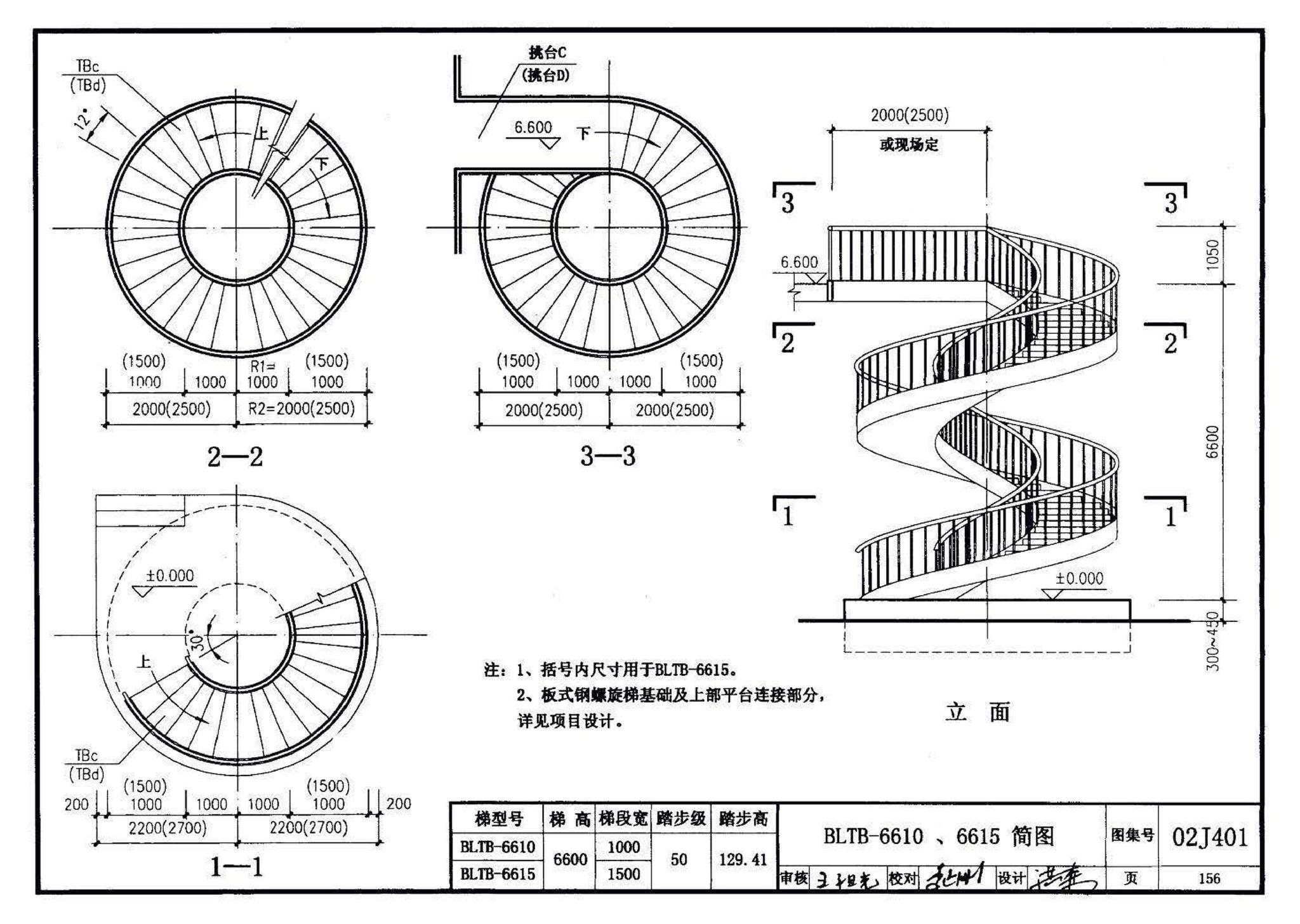 02J401、02(03)J401--钢梯（含2003年局部修改版）