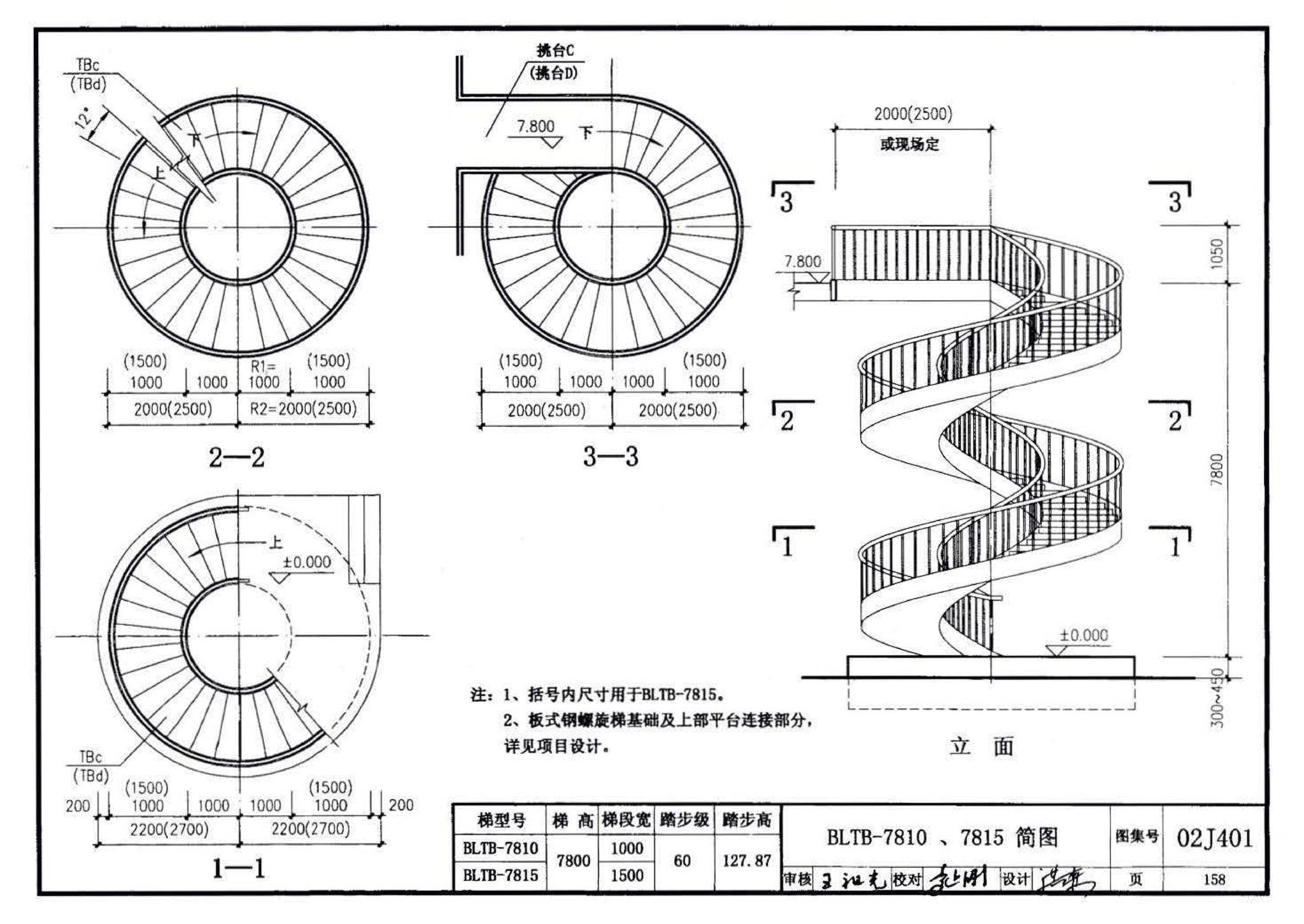 02J401、02(03)J401--钢梯（含2003年局部修改版）