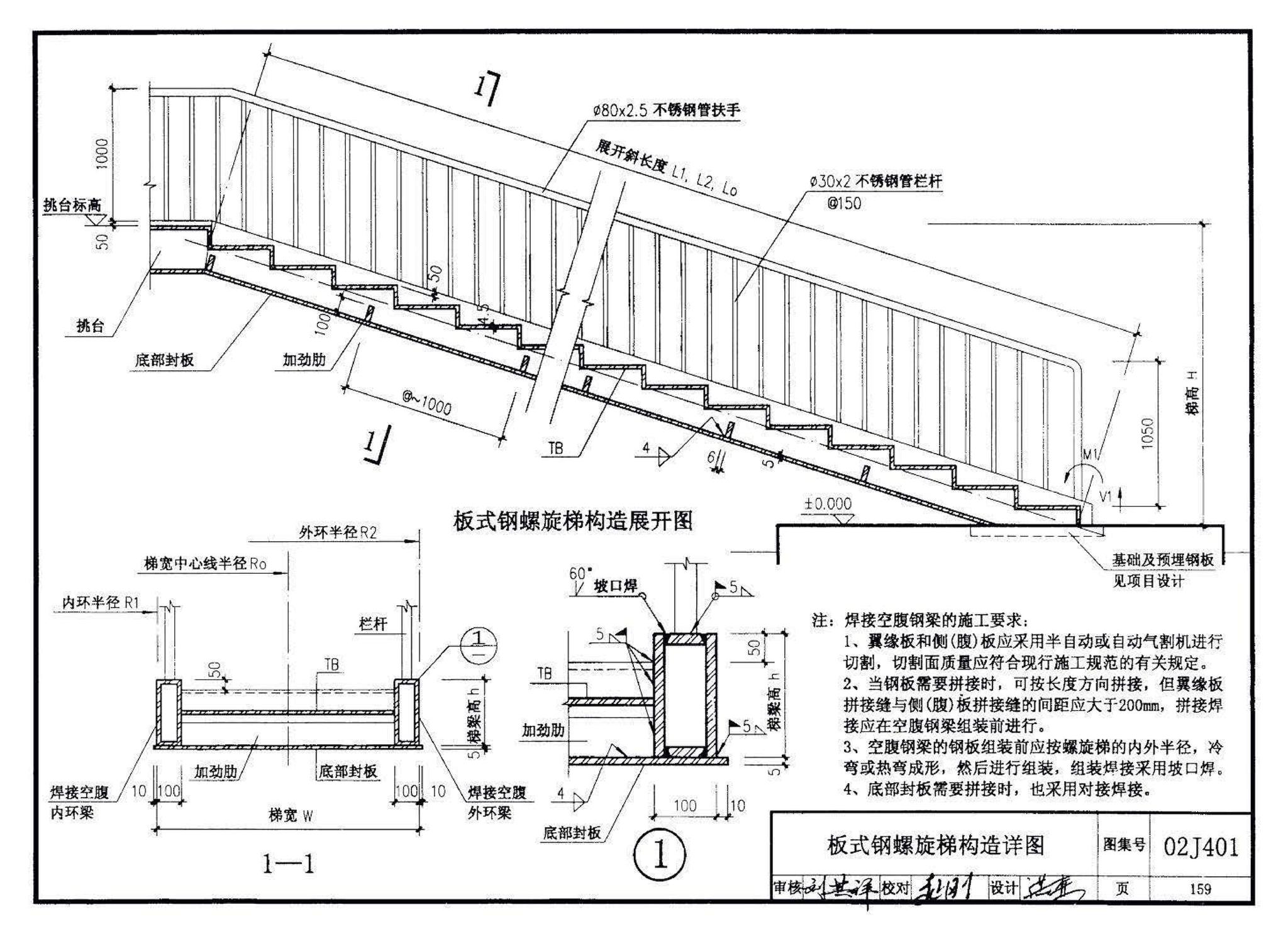 02J401、02(03)J401--钢梯（含2003年局部修改版）