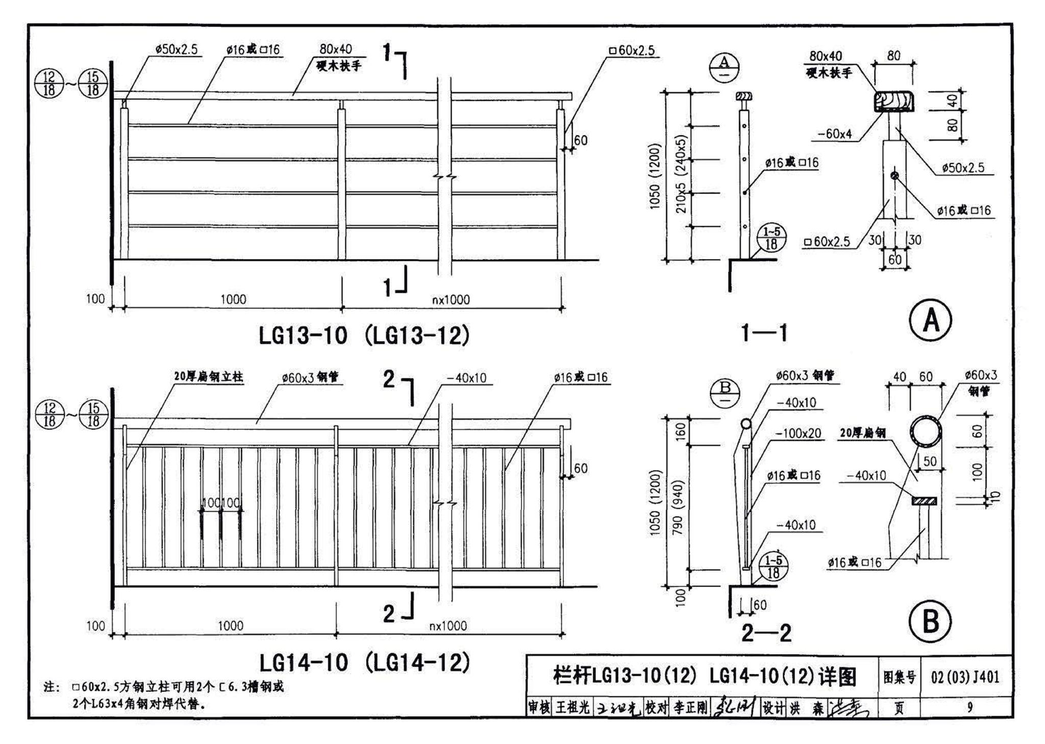 02J401、02(03)J401--钢梯（含2003年局部修改版）