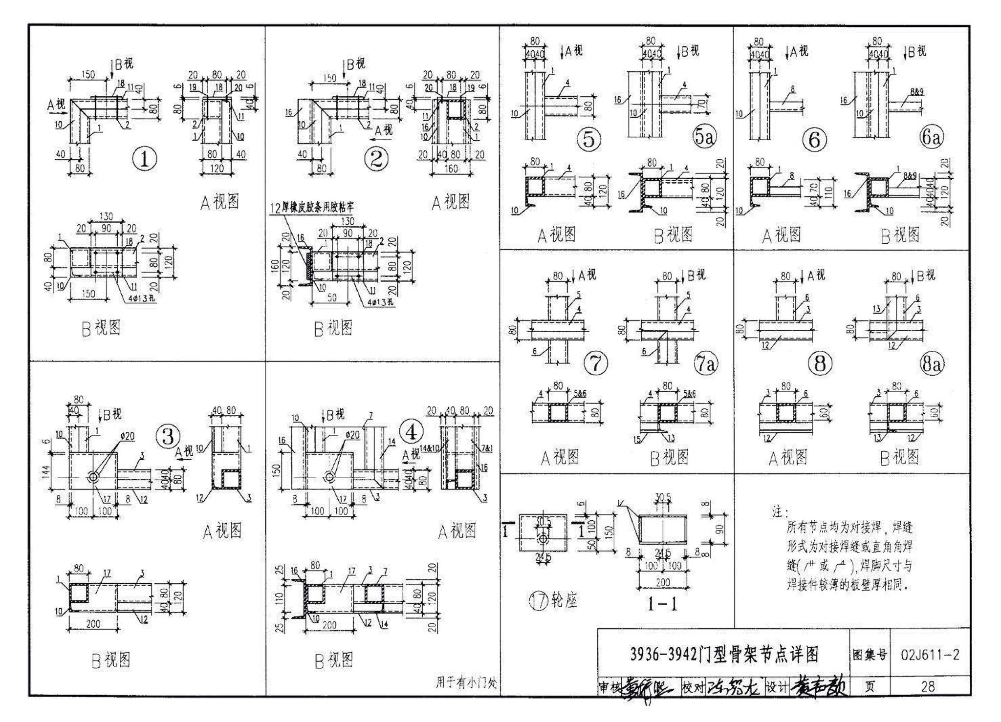 02J611-2--轻质推拉钢大门