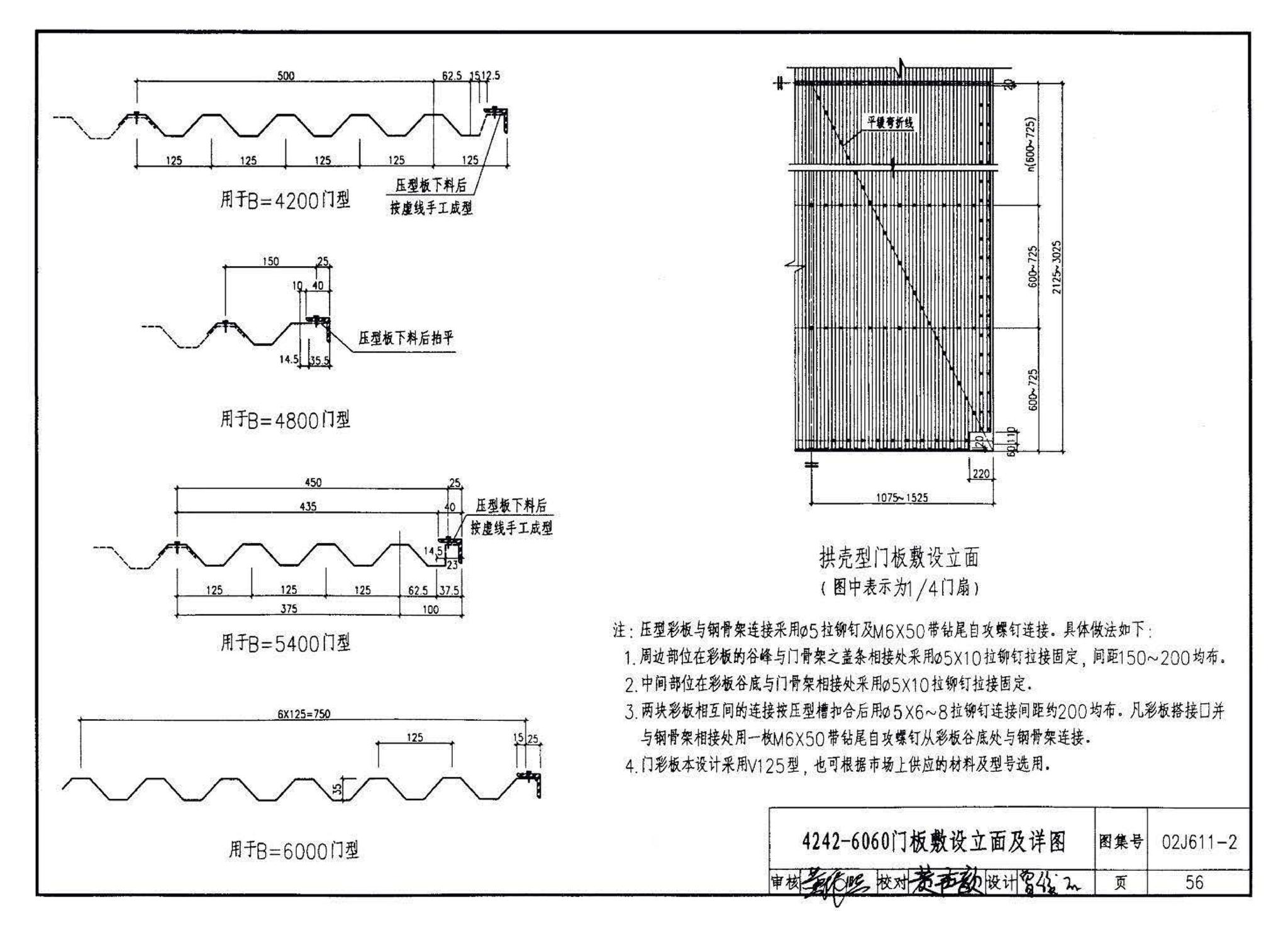 02J611-2--轻质推拉钢大门