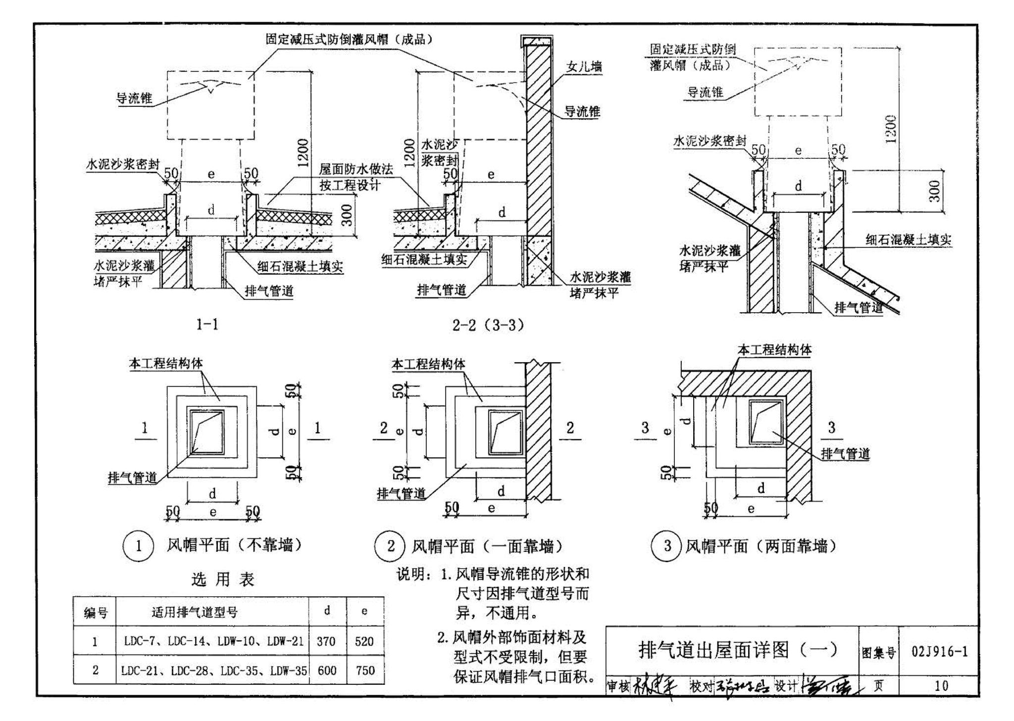 02J916-1--住宅排气道（一）