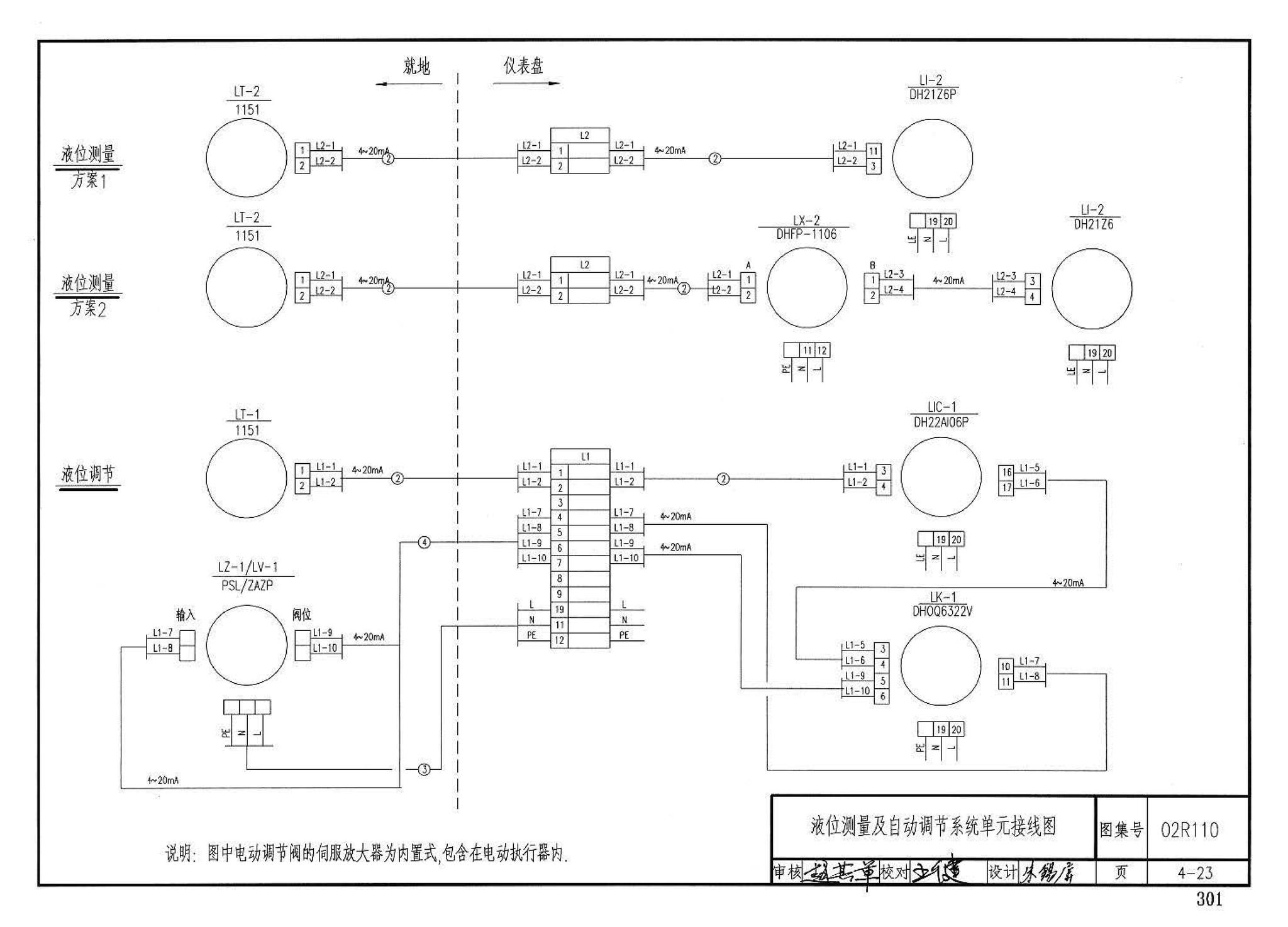 02R110--燃气(油)锅炉房工程设计施工图集