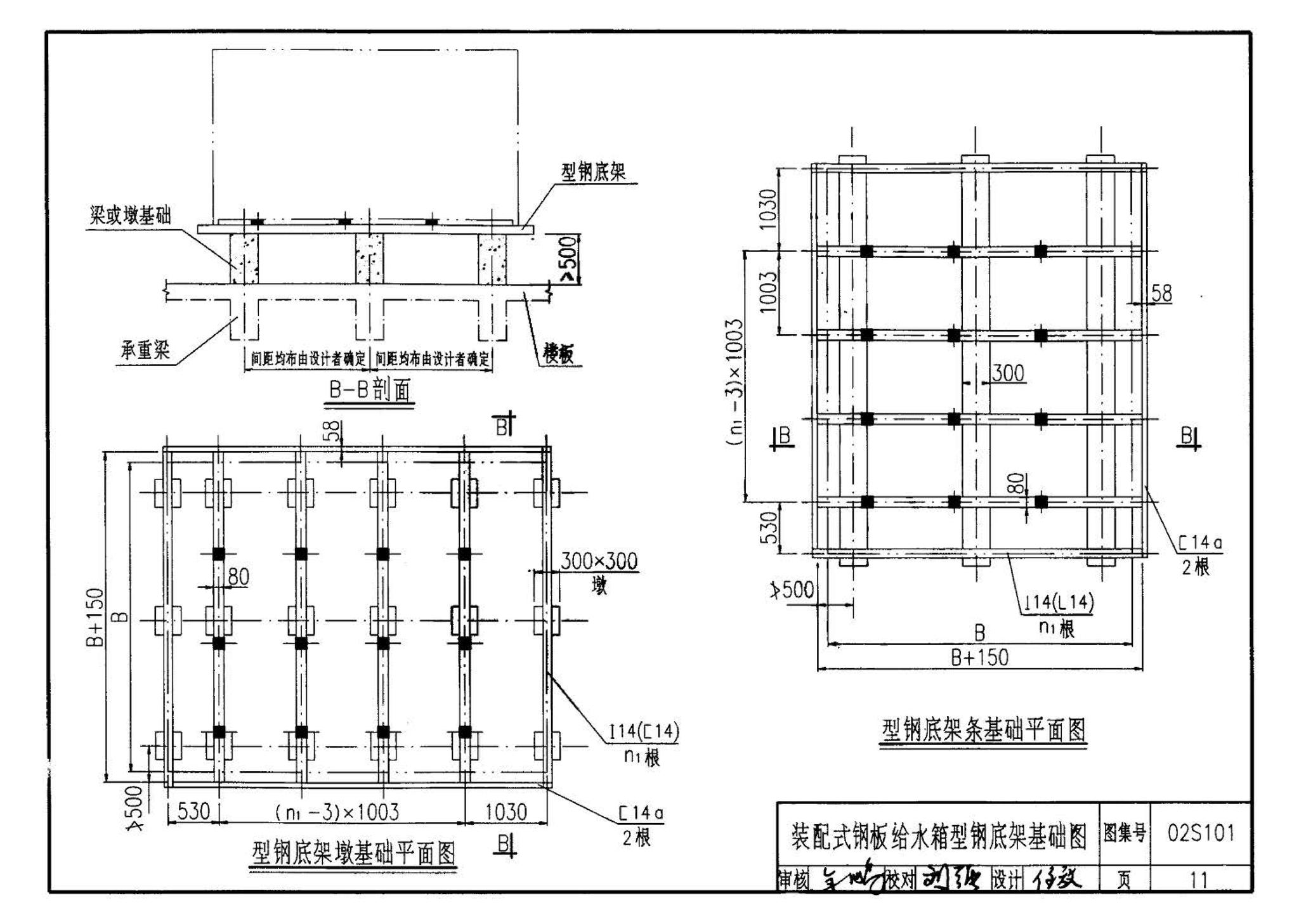 02S101--矩形给水箱