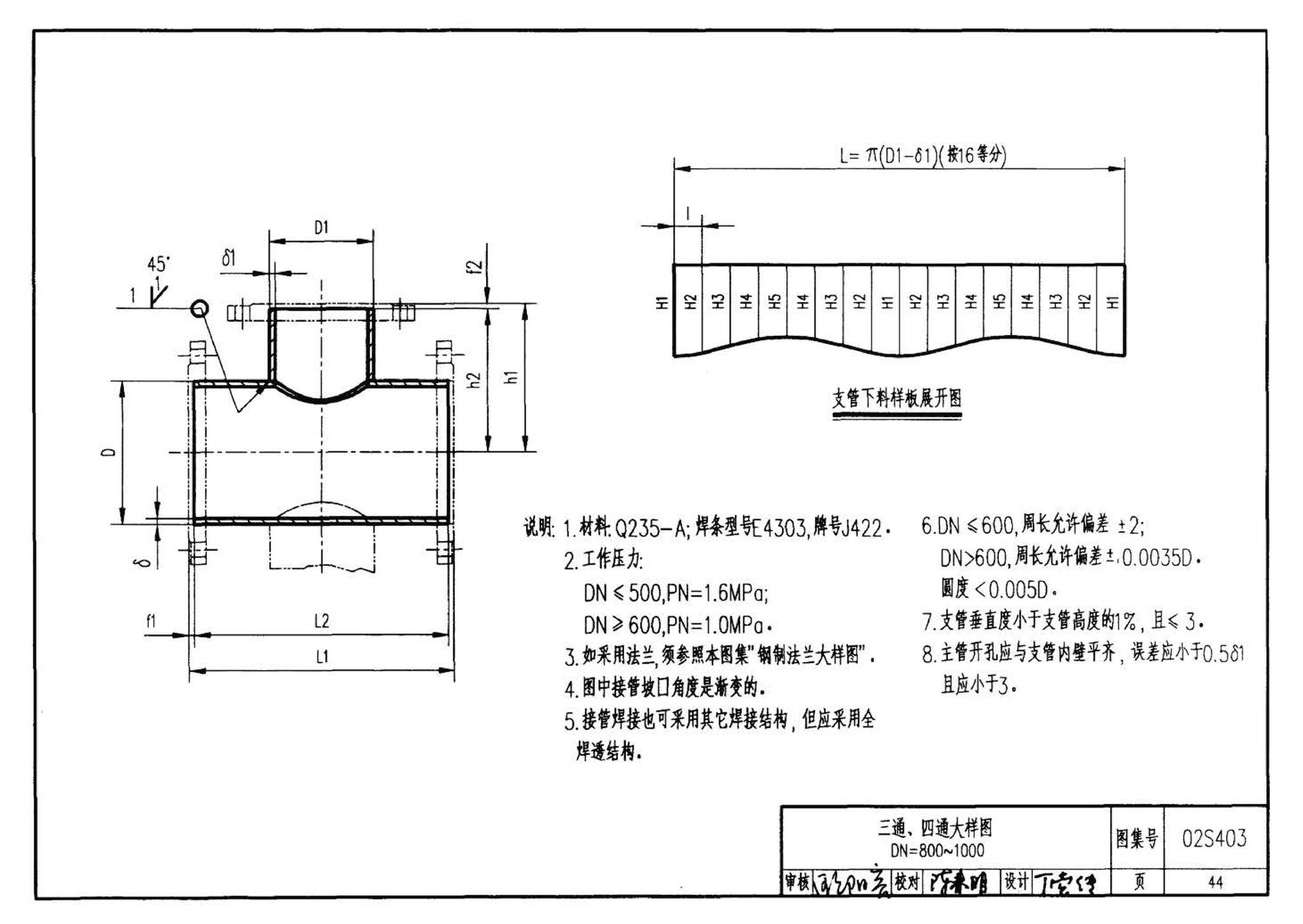 02S403--钢制管件