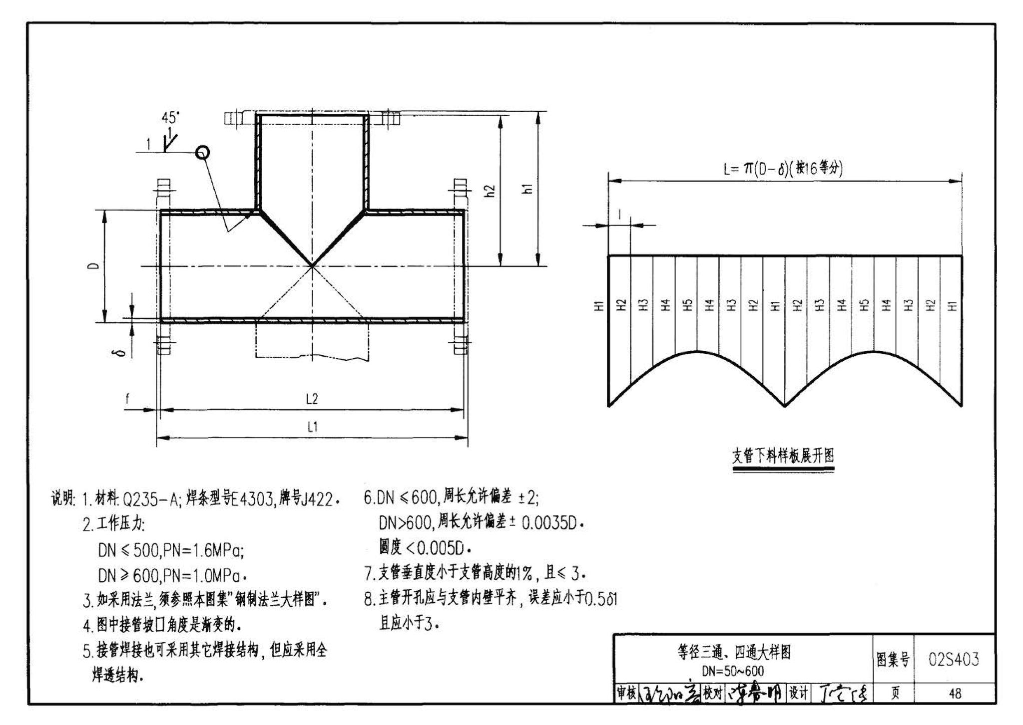 02S403--钢制管件