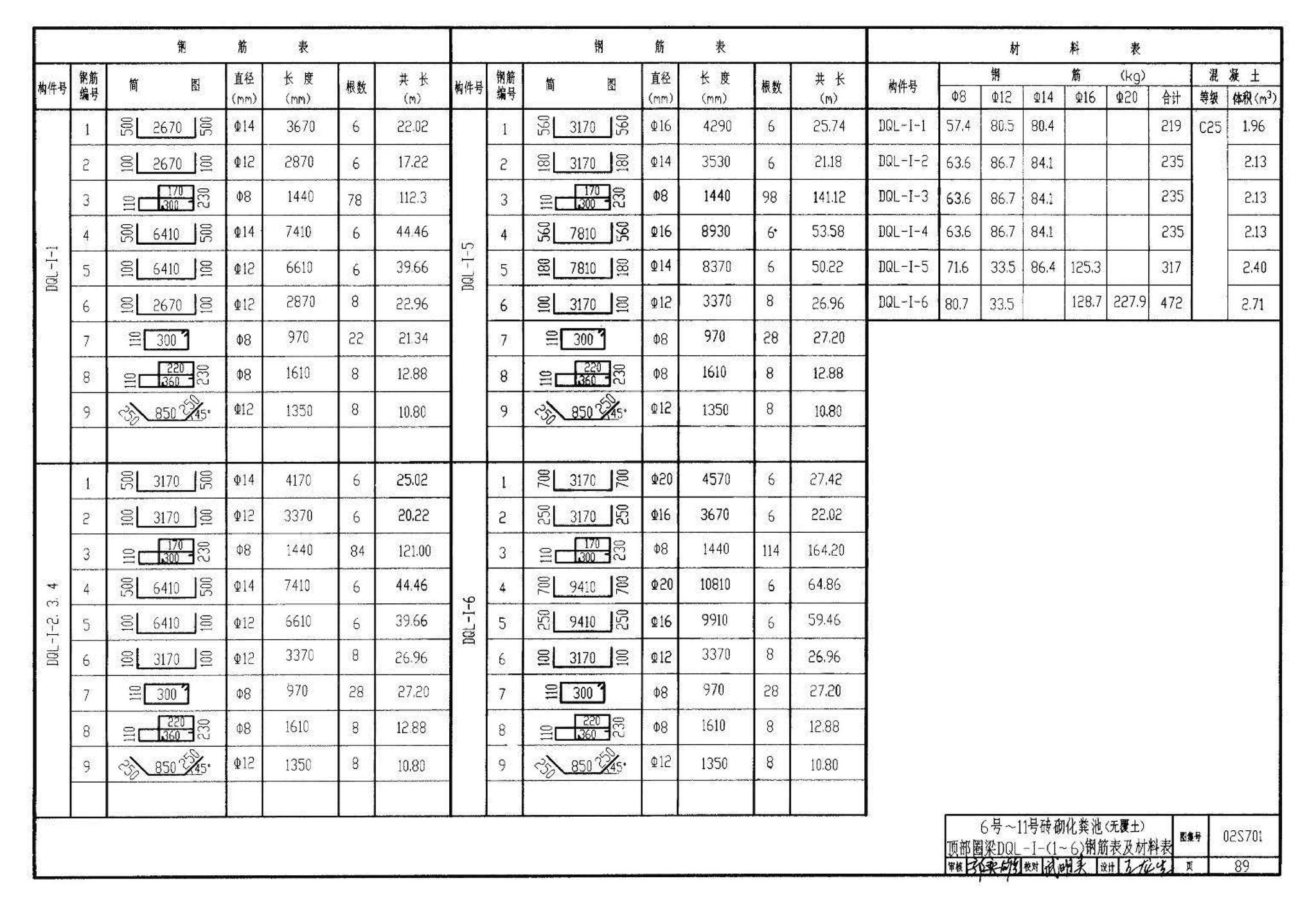 02S701--砖砌化粪池