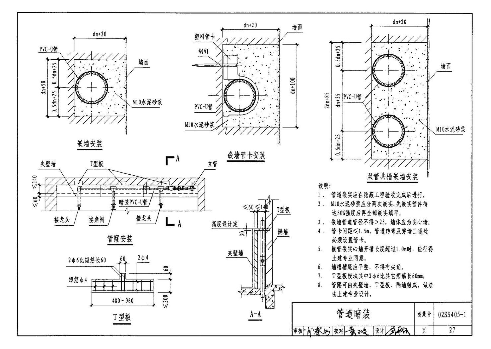 02SS405-1--硬聚氯乙烯（PVC-U）给水管安装