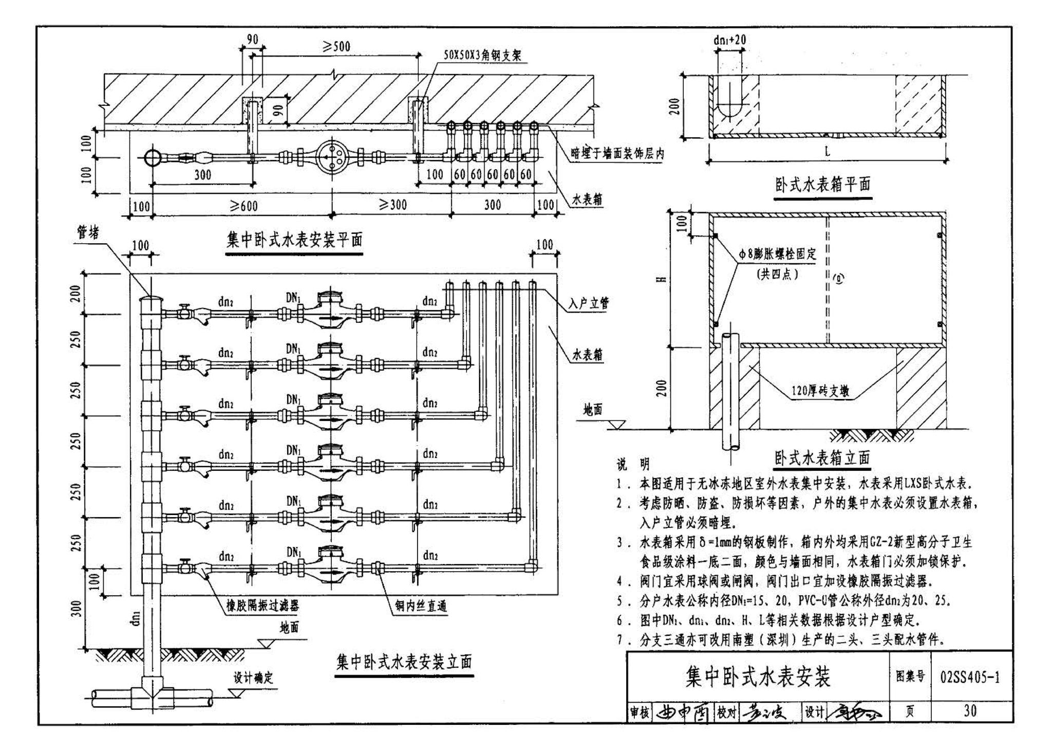 02SS405-1--硬聚氯乙烯（PVC-U）给水管安装