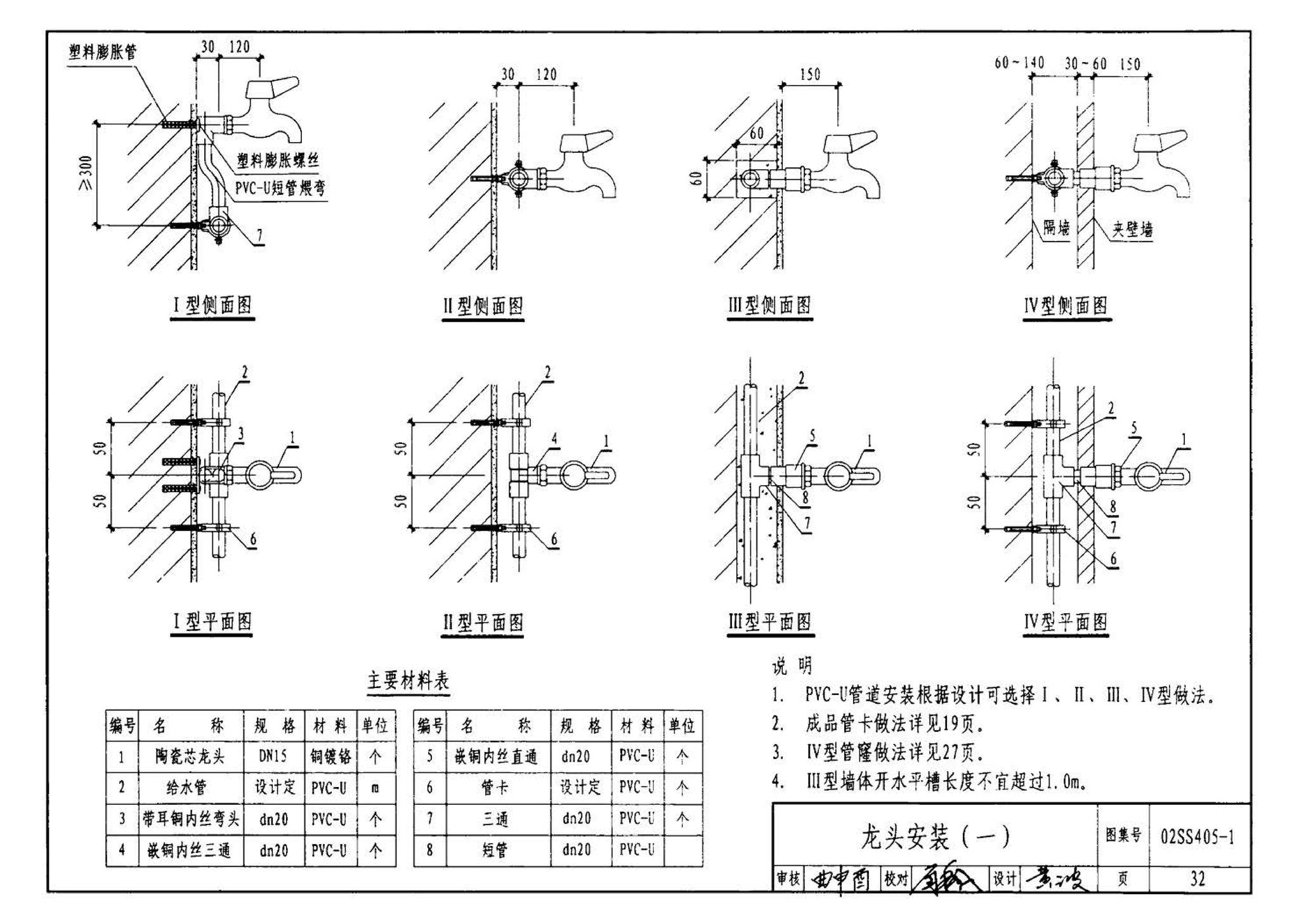 02SS405-1--硬聚氯乙烯（PVC-U）给水管安装