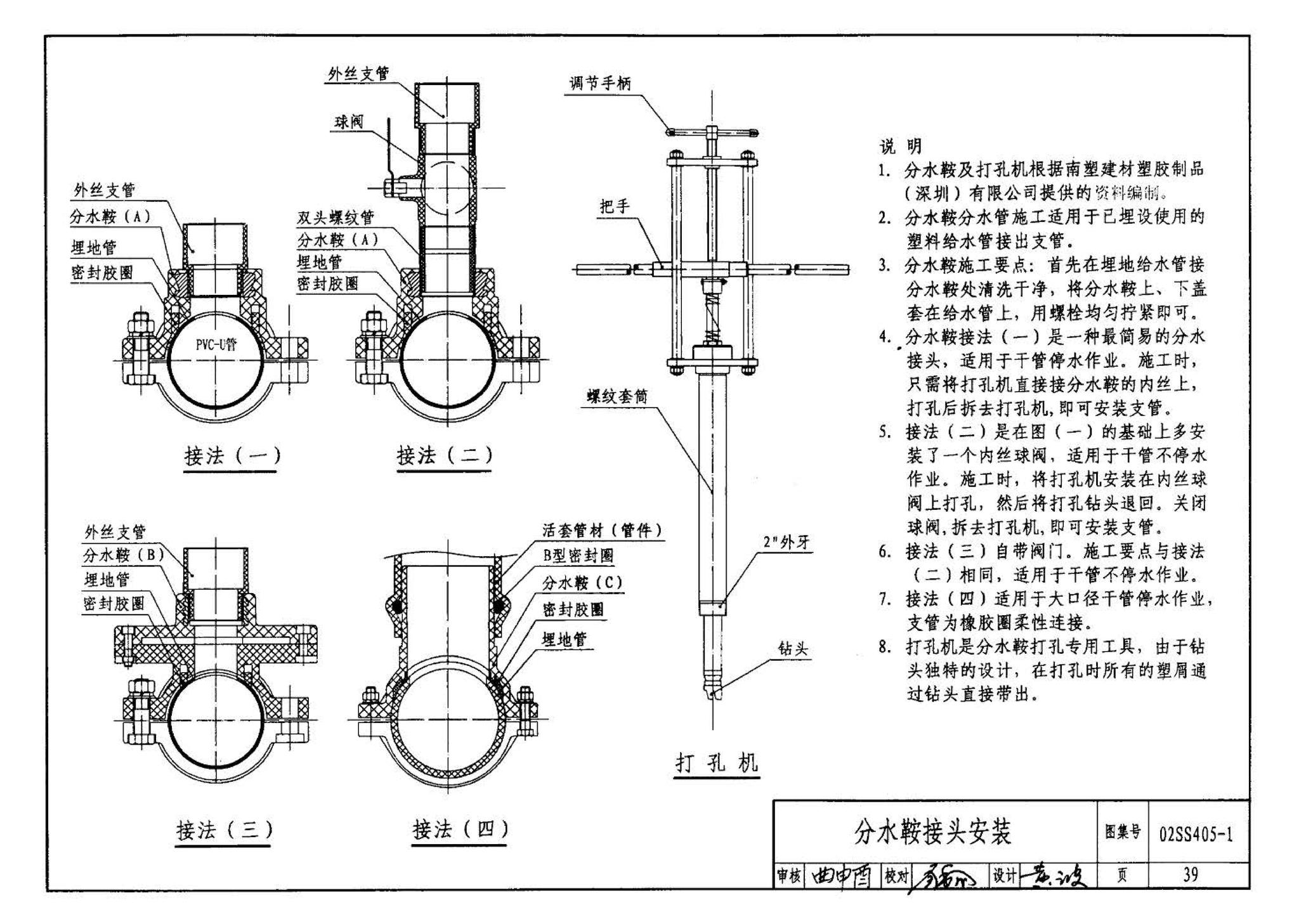 02SS405-1--硬聚氯乙烯（PVC-U）给水管安装