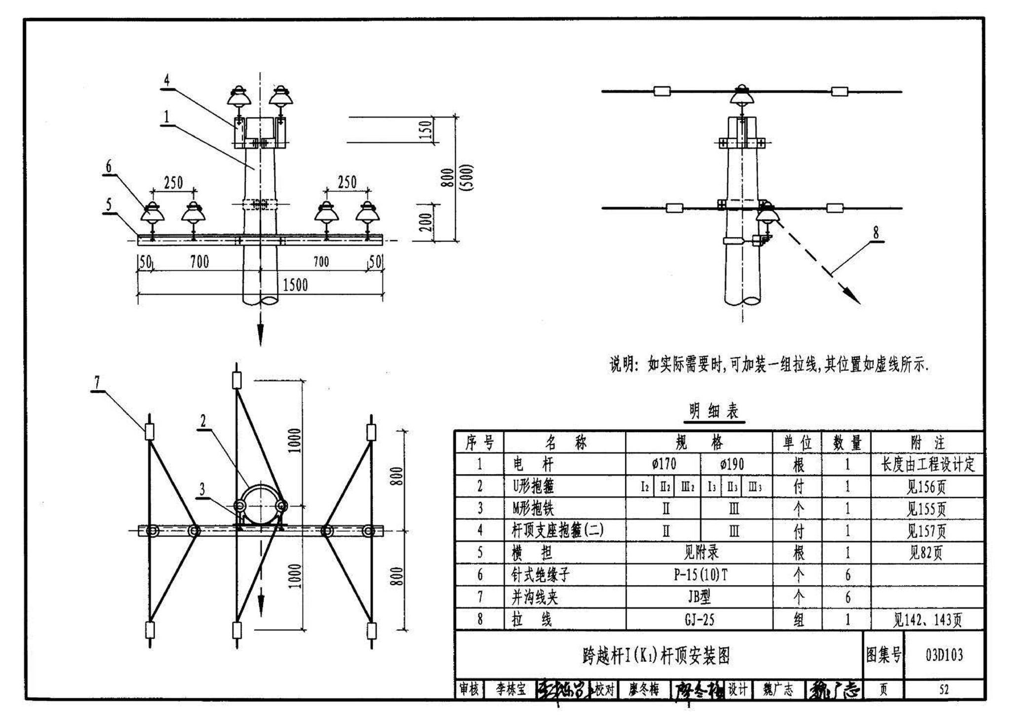 03D103--10kV及以下架空线路安装