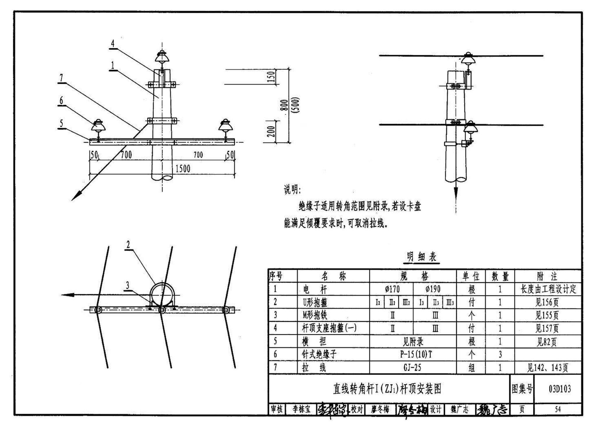 03D103--10kV及以下架空线路安装