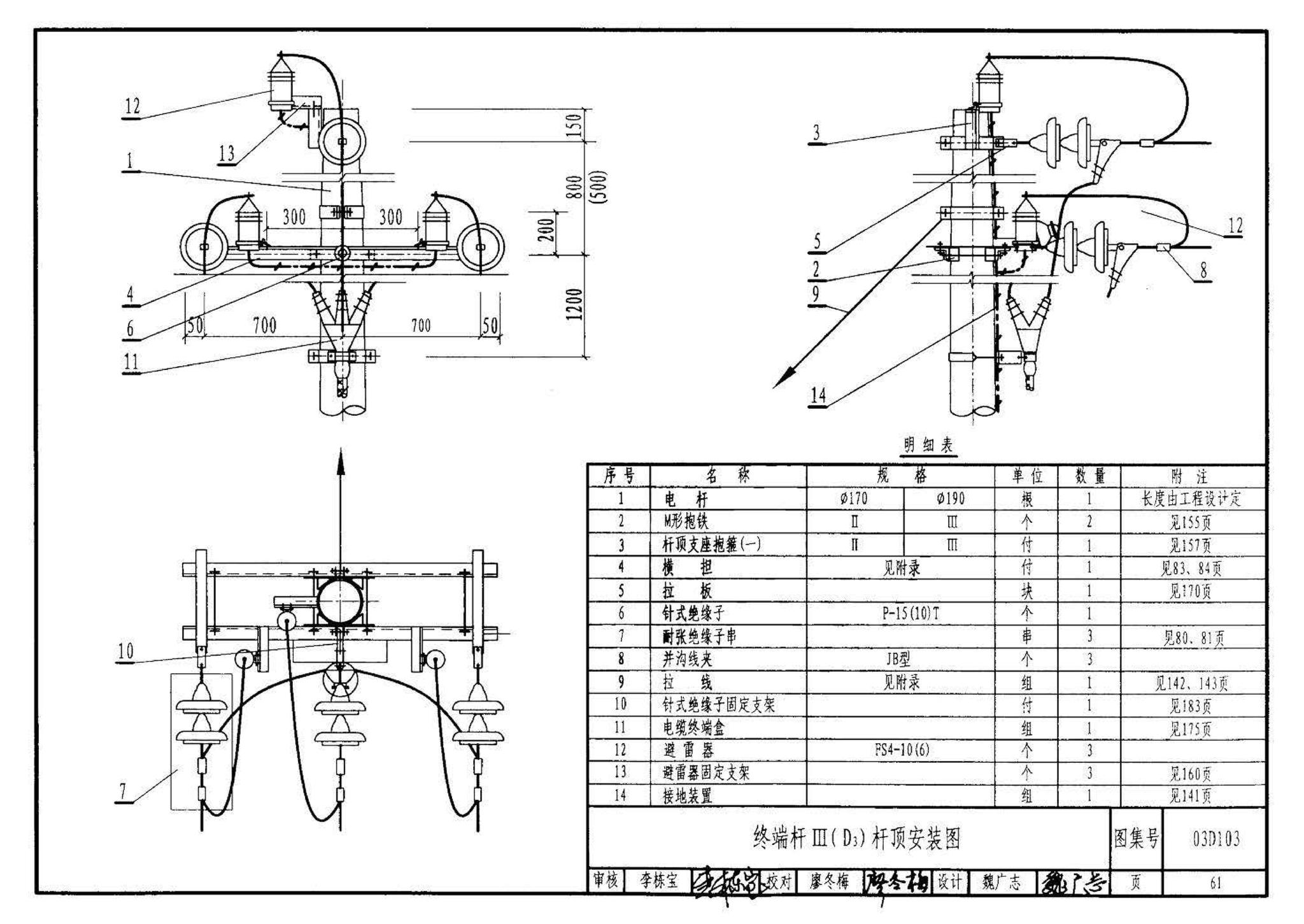 03D103--10kV及以下架空线路安装