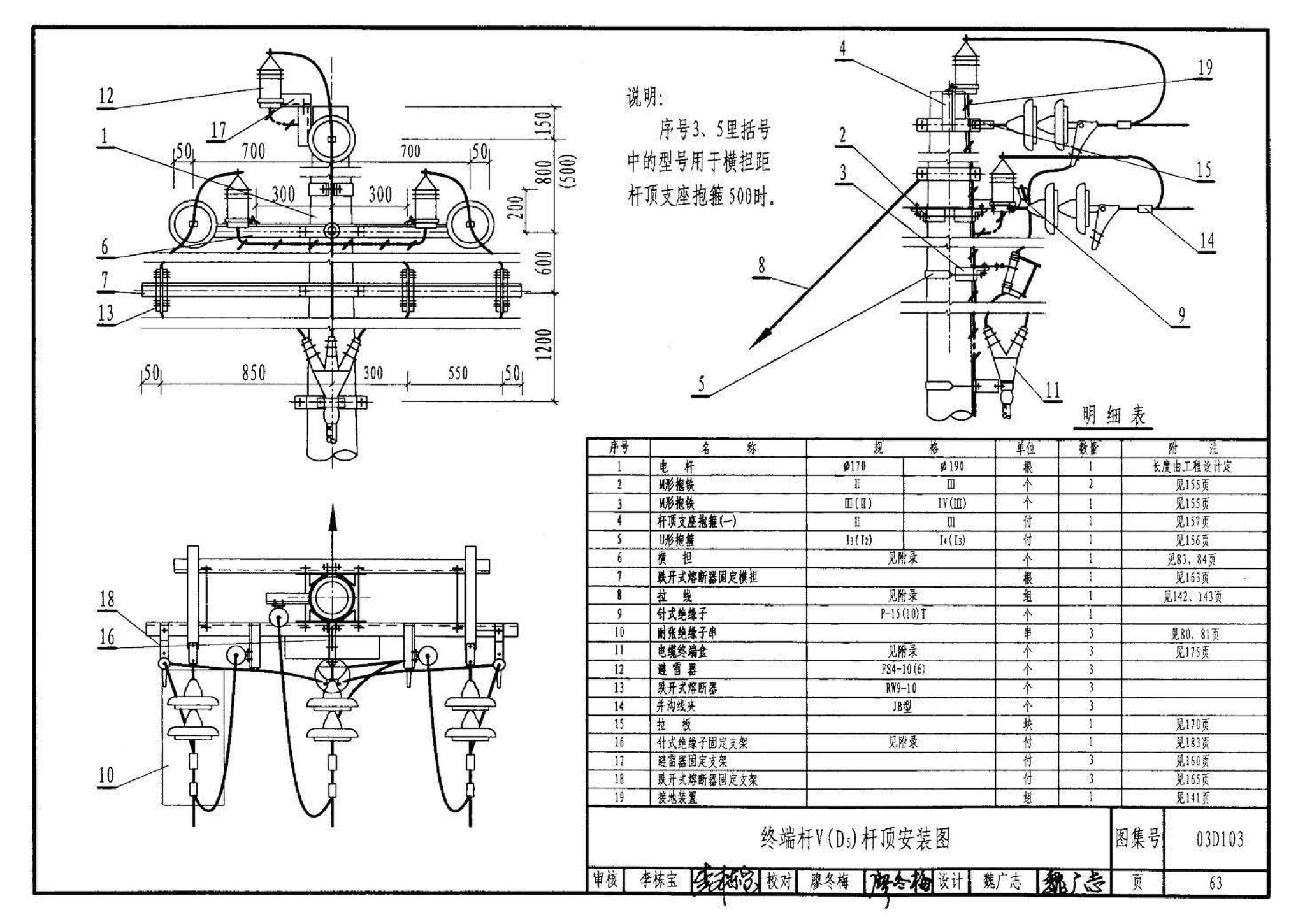 03D103--10kV及以下架空线路安装