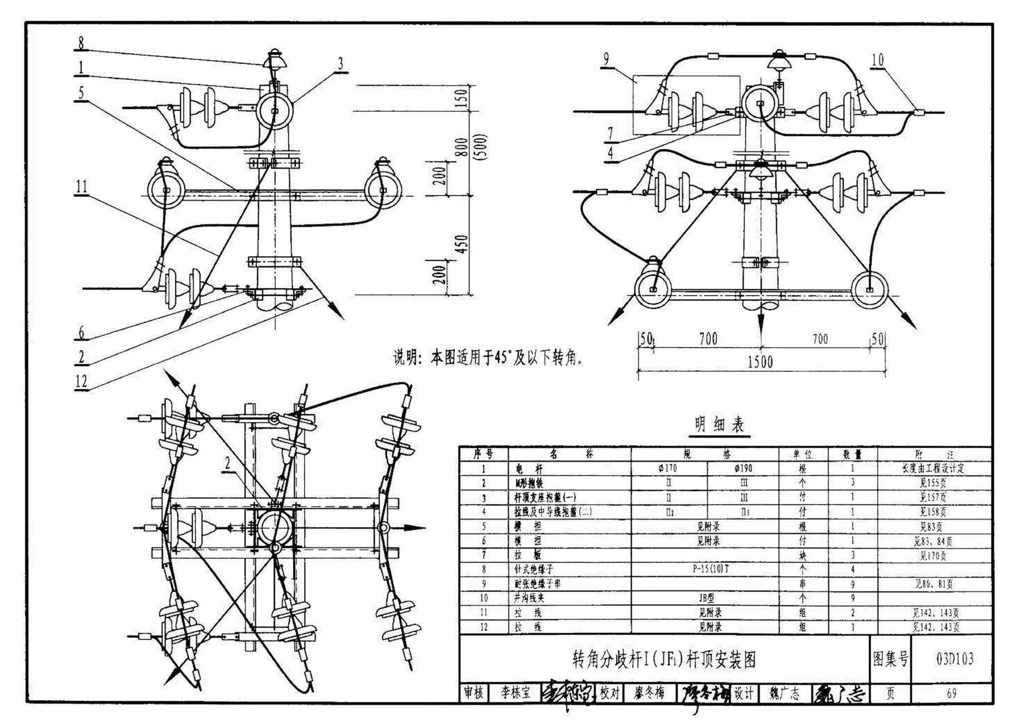 03D103--10kV及以下架空线路安装