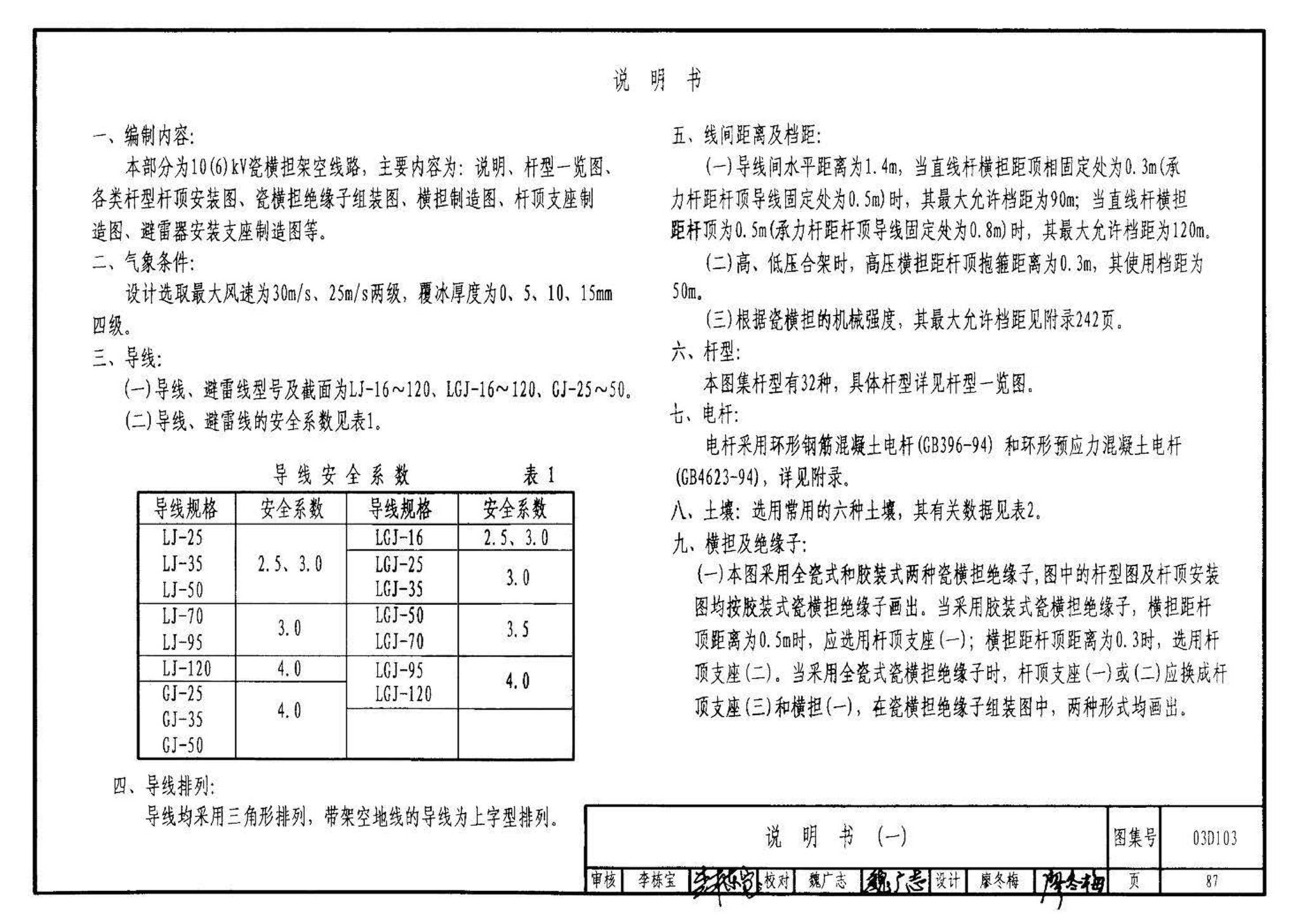 03D103--10kV及以下架空线路安装