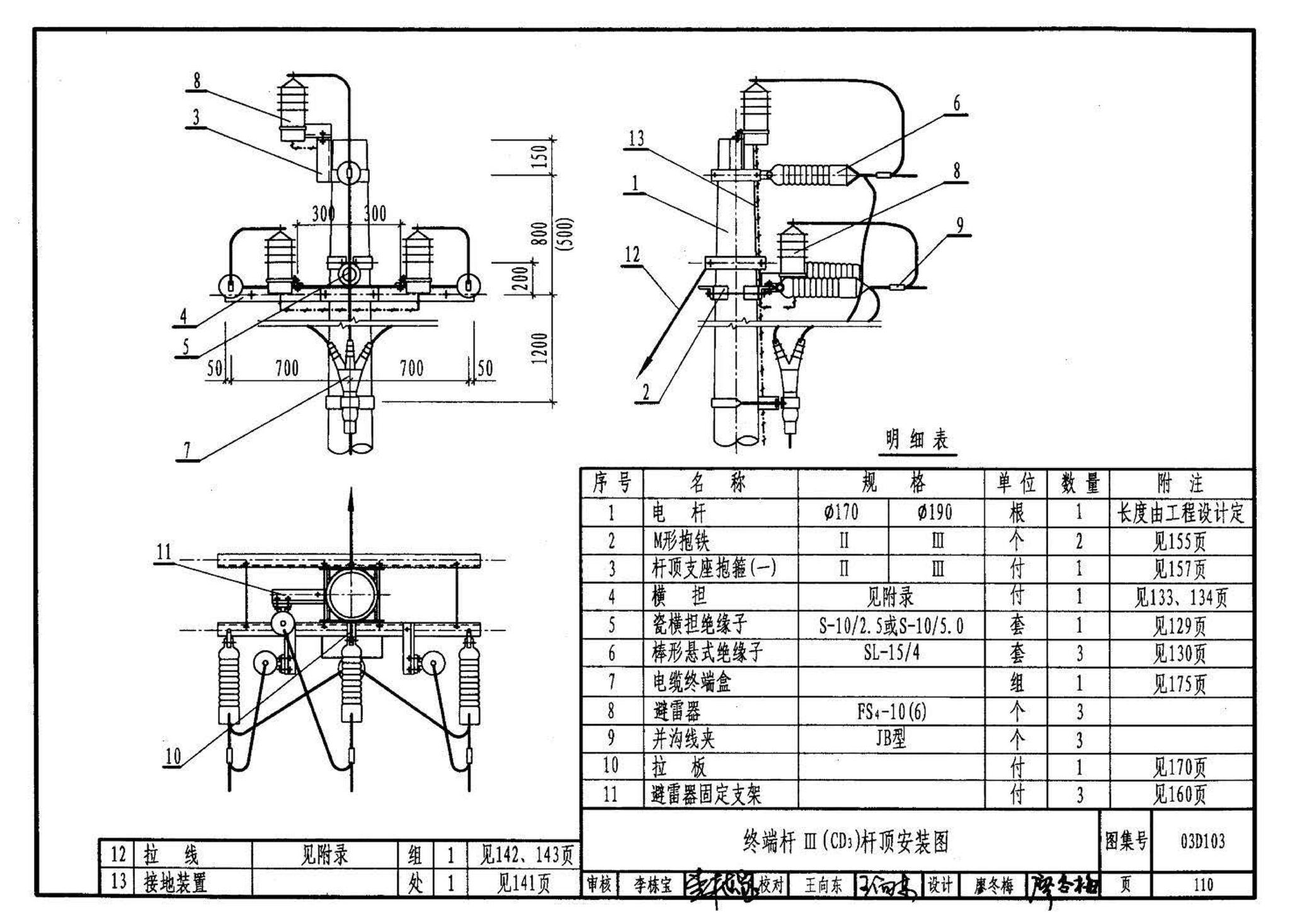 03D103--10kV及以下架空线路安装