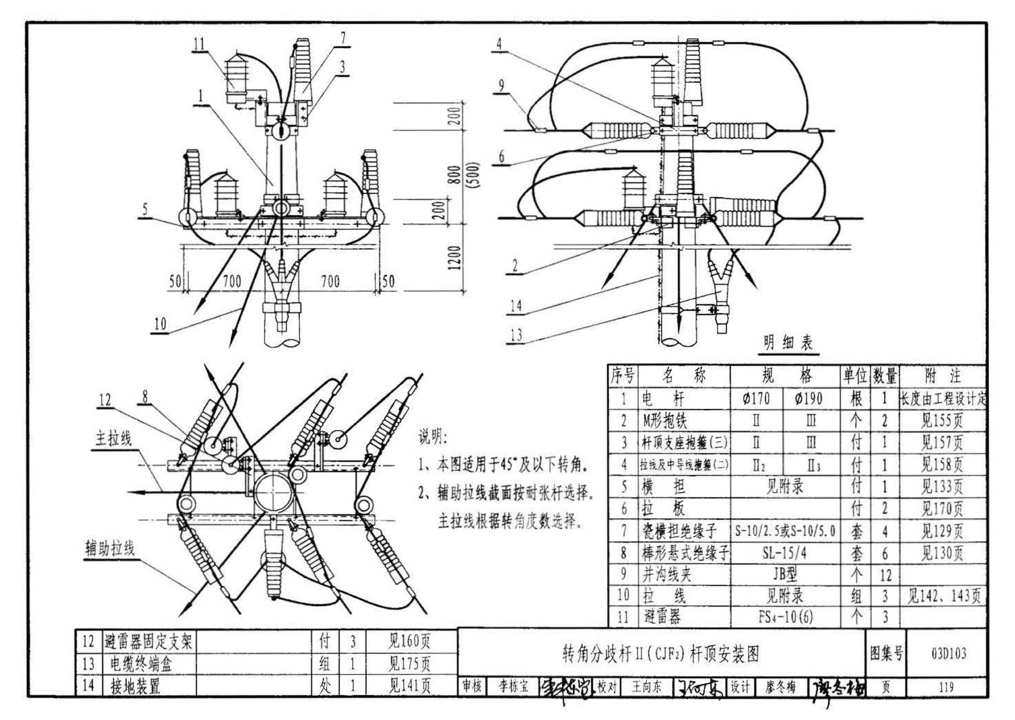 03D103--10kV及以下架空线路安装